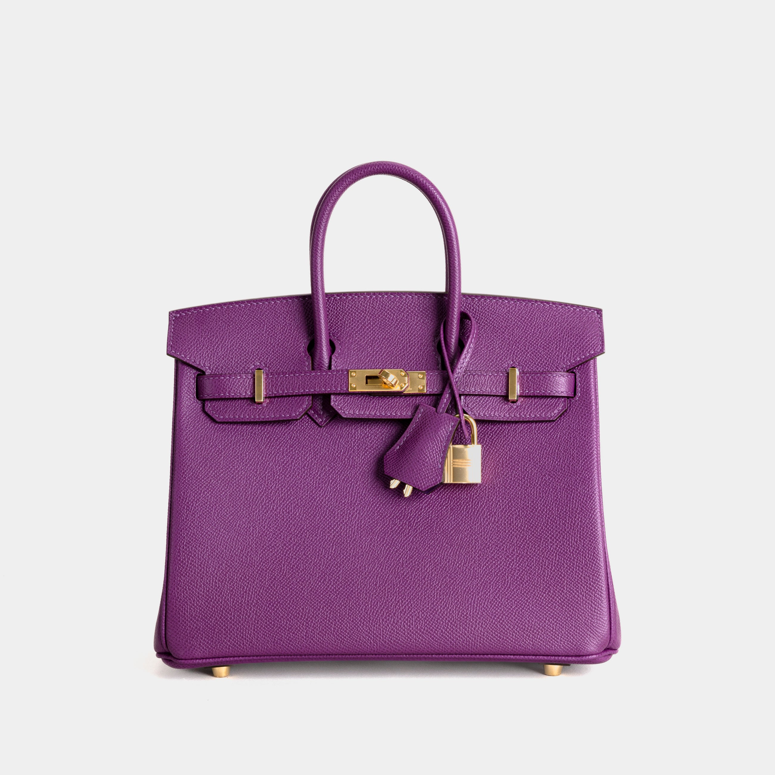 BIRKIN 25 EPSOM LEATHER ANEMONE WITH GOLD HARDWARE (GHW)