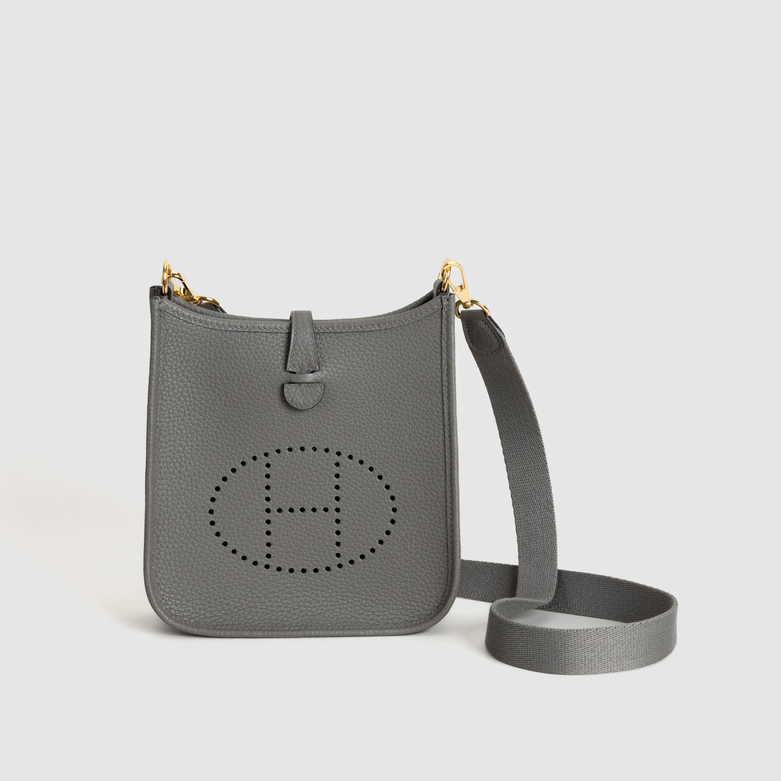 MINI EVELYNE (TPM) CLEMENCE LEATHER ETAIN WITH GOLD HARDWARE (GHW)