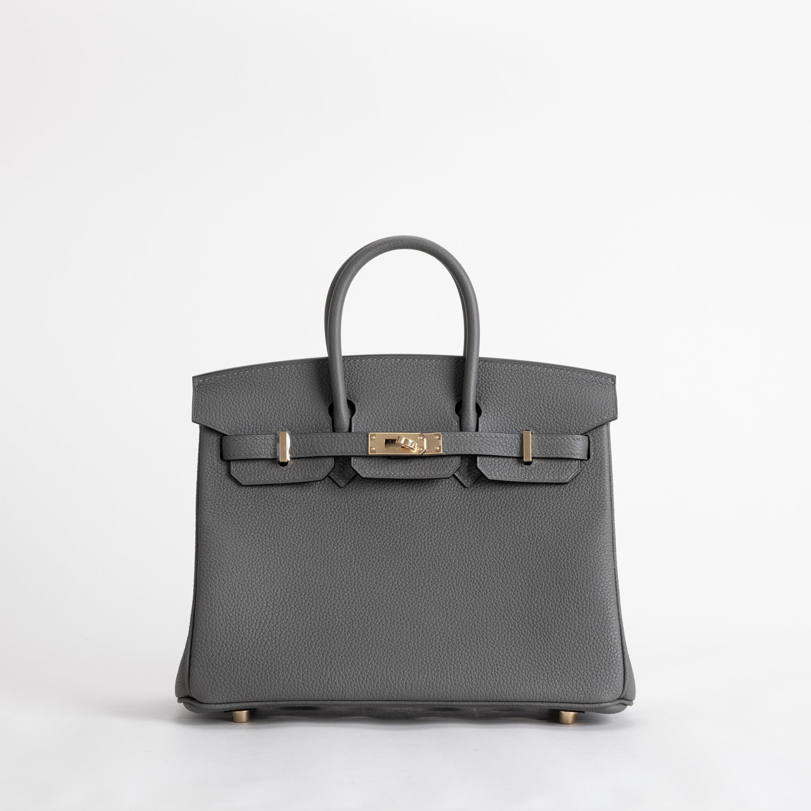 BIRKIN 25 TOGO LEATHER GRIS MEYER WITH GOLD HARDWARE (GHW)