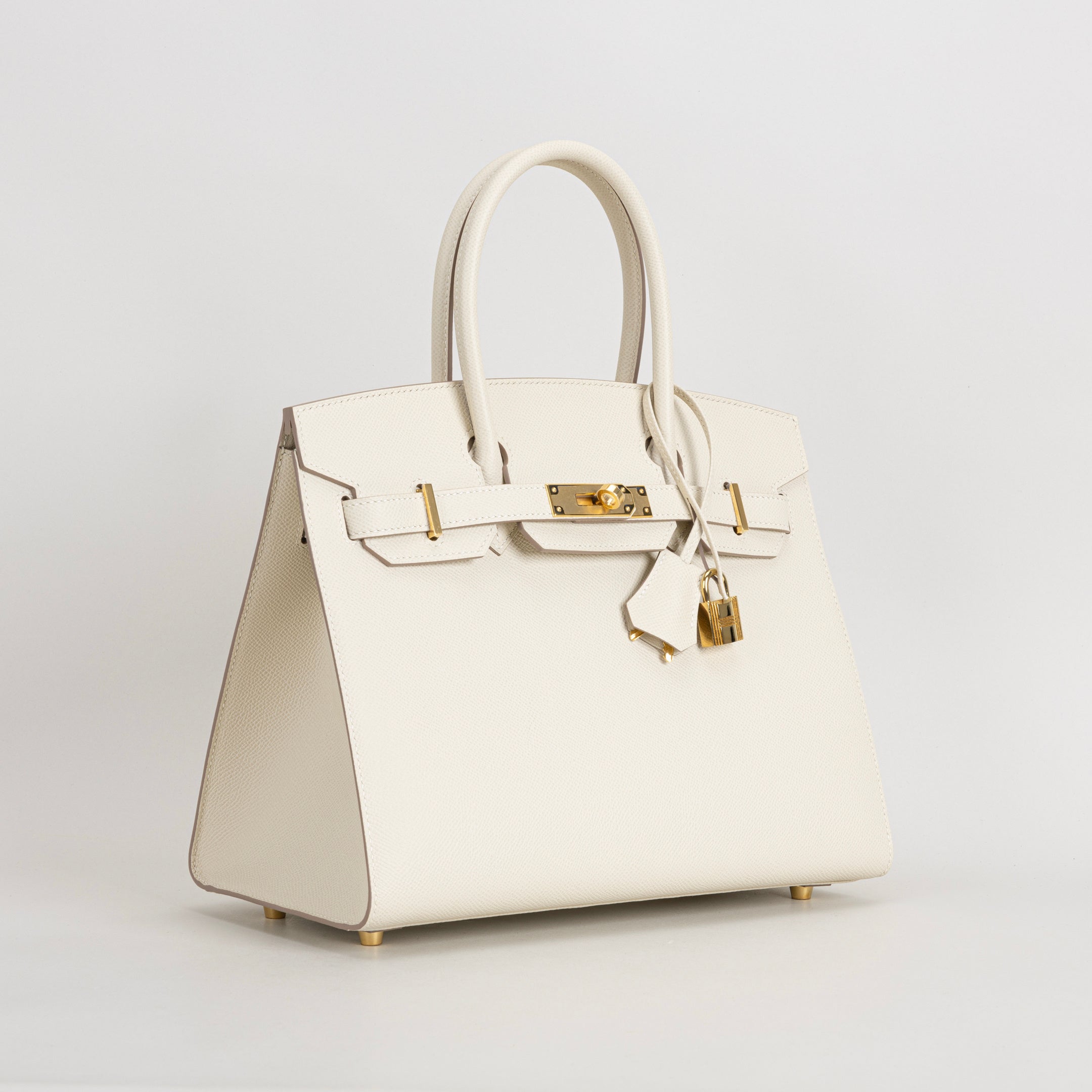 BIRKIN 30 (SELLIER SHAPE) EPSOM LEATHER CRAIE WITH GOLD HARDWARE (GHW)