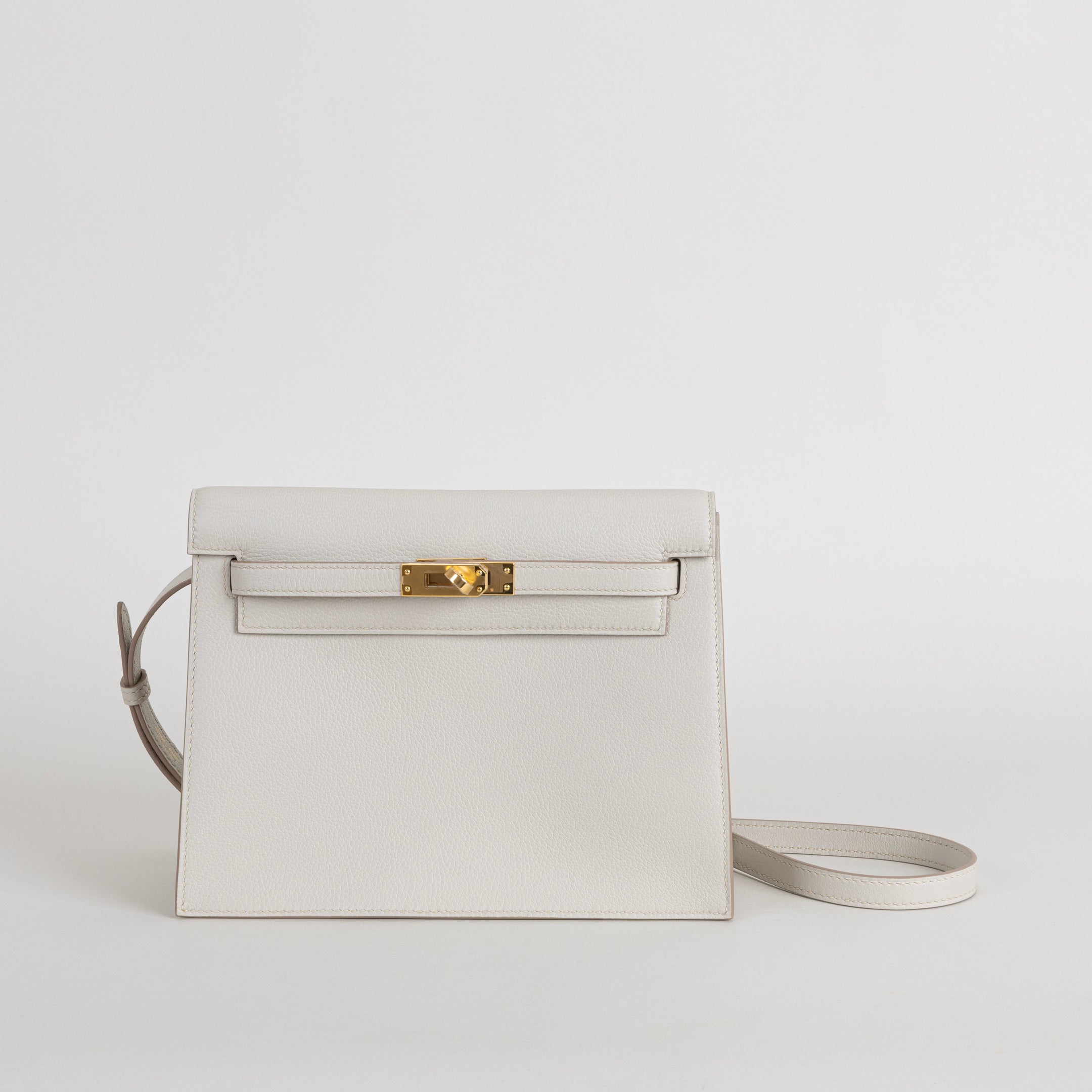 KELLY DANSE EVERCOLOR LEATHER CRAIE WITH GOLD HARDWARE (GHW)