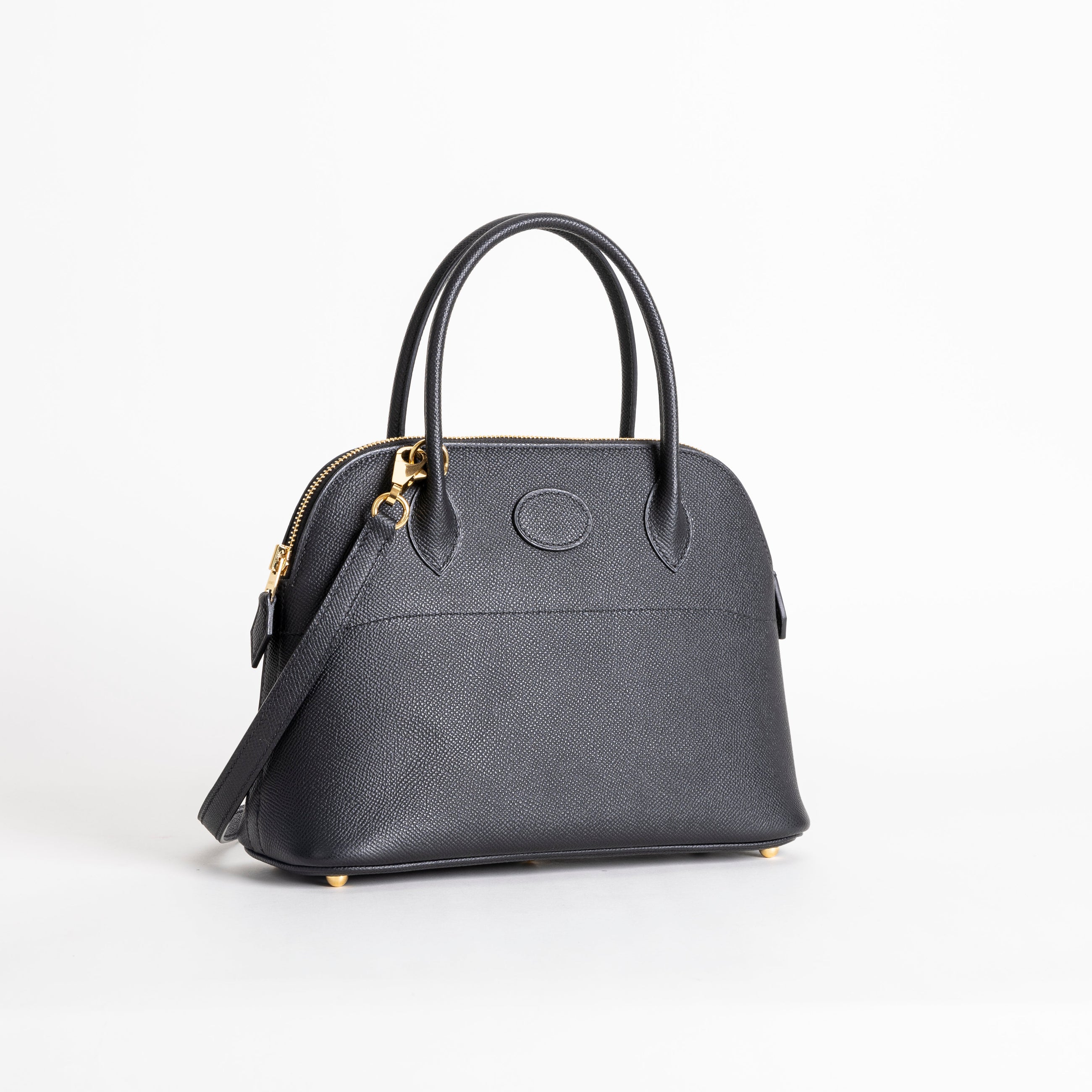 BOLIDE 27 EPSOM LEATHER NOIR (BLACK) WITH GOLD HARDWARE (GHW)