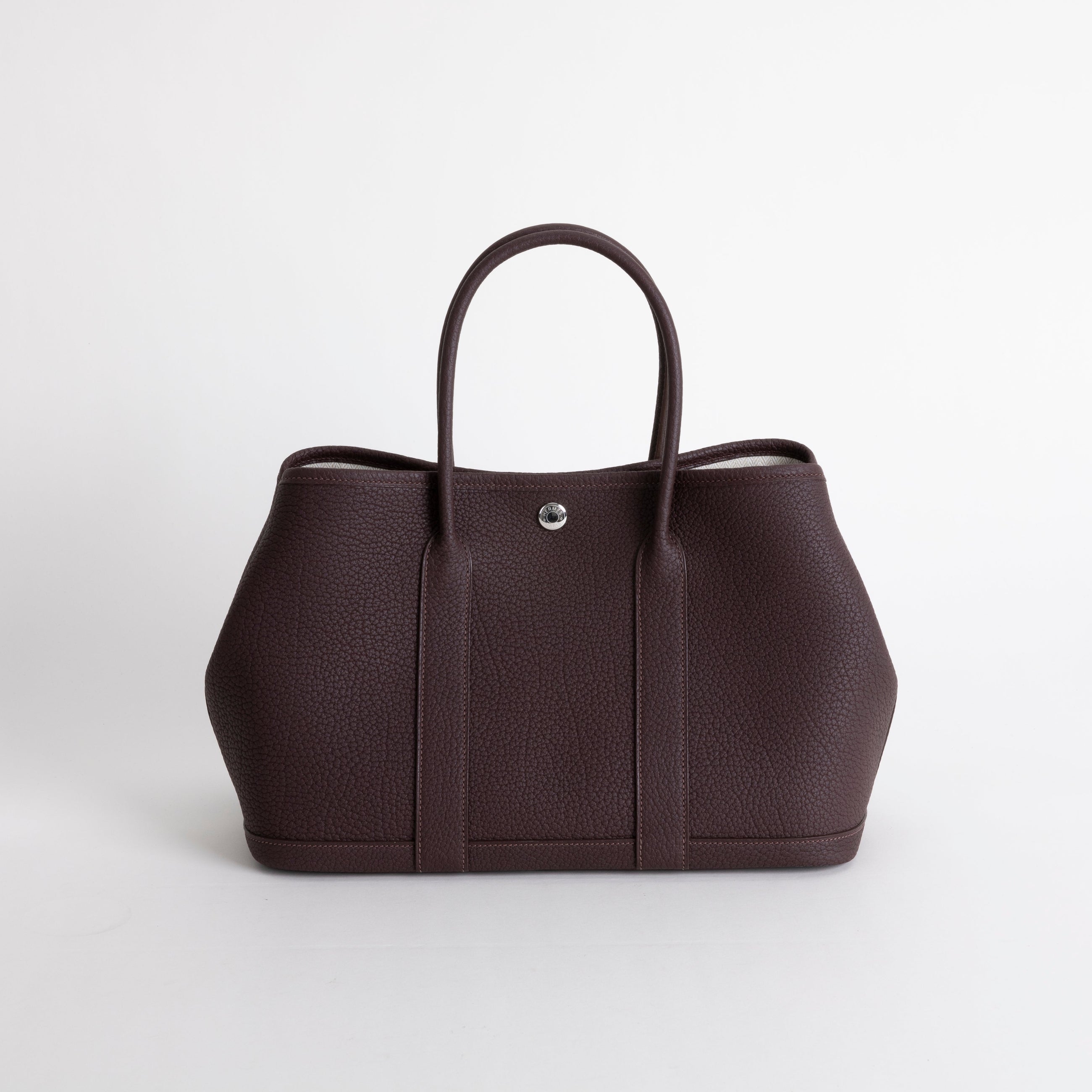 GARDEN PARTY 30 NEGONDA LEATHER ROUGE SELLIER WITH PALLADIUM HARDWARE (PHW)