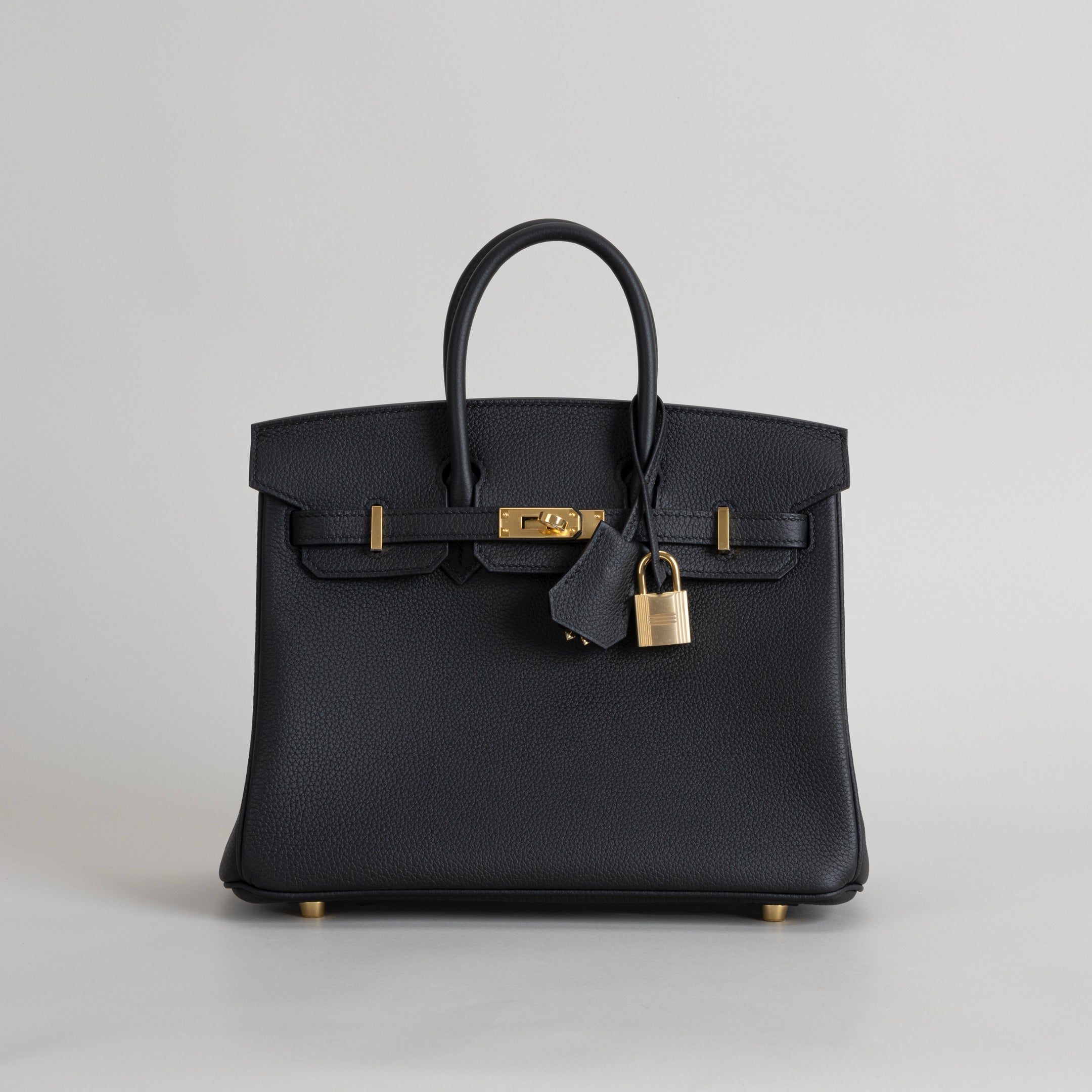 BIRKIN 25 TOGO LEATHER NOIR (BLACK) WITH GOLD HARDWARE (GHW)
