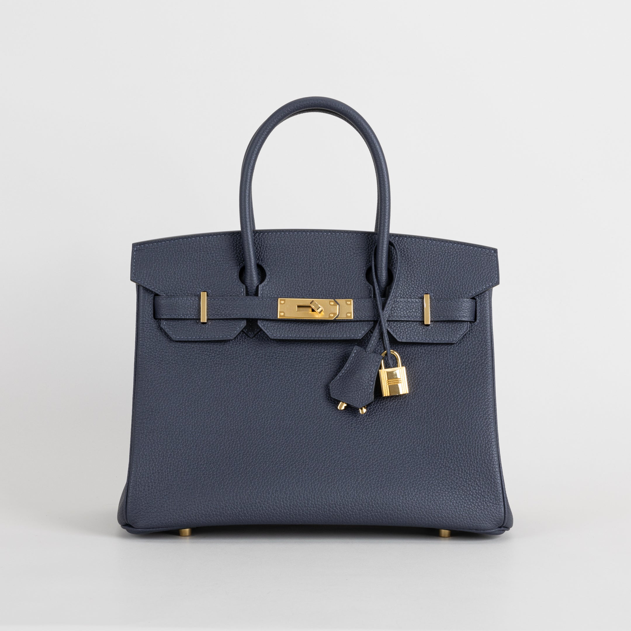 BIRKIN 30 TOGO LEATHER BLEU NUIT WITH GOLD HARDWARE (GHW)