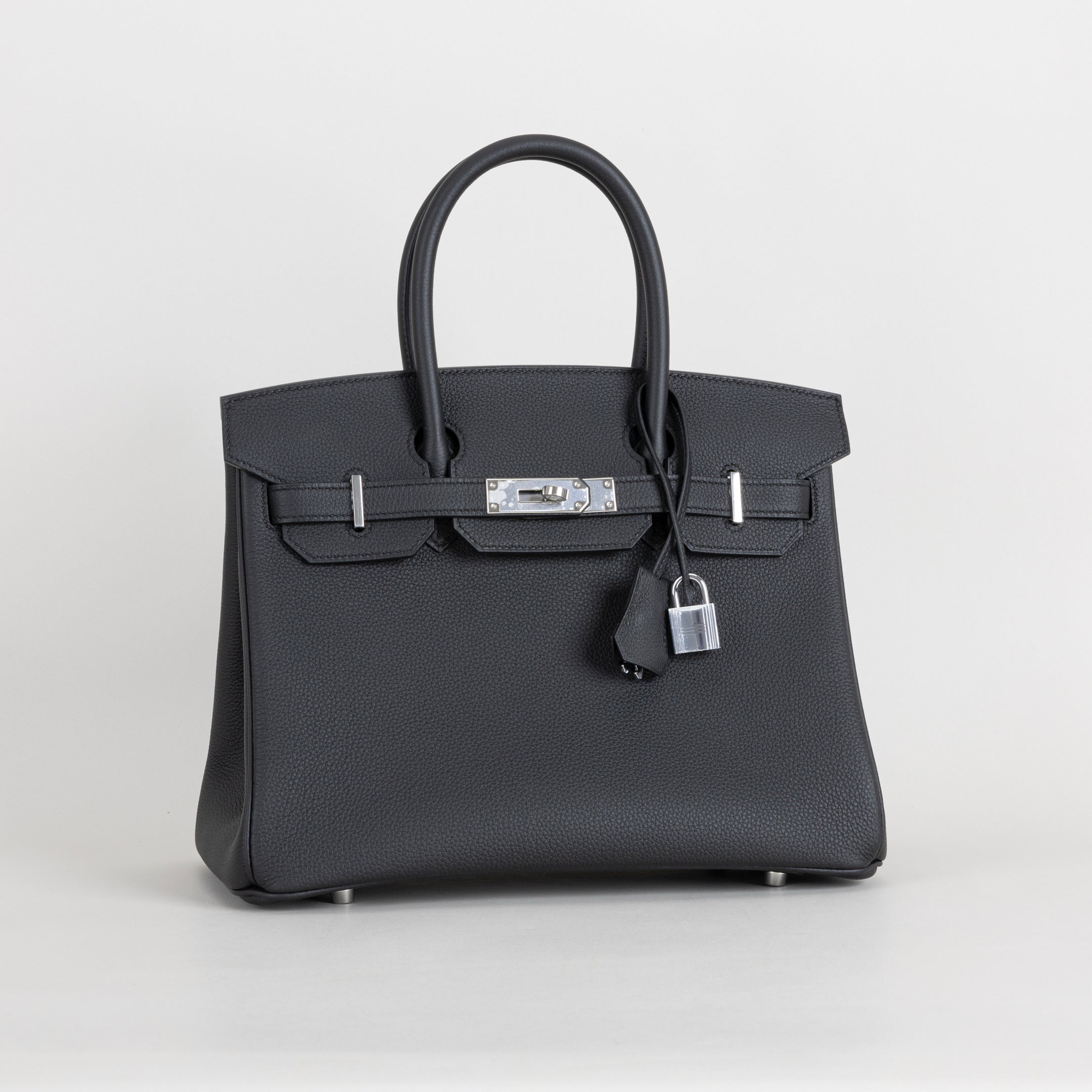 BIRKIN 30 TOGO LEATHER NOIR (BLACK) WITH PALLADIUM HARDWARE (PHW)