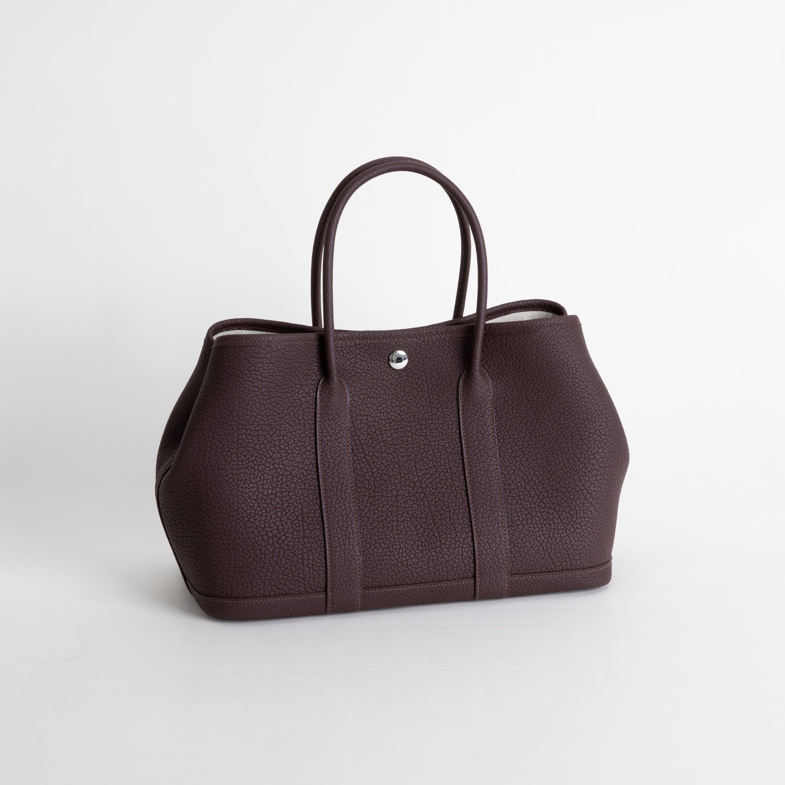 GARDEN PARTY 30 NEGONDA LEATHER ROUGE SELLIER WITH PALLADIUM HARDWARE (PHW)