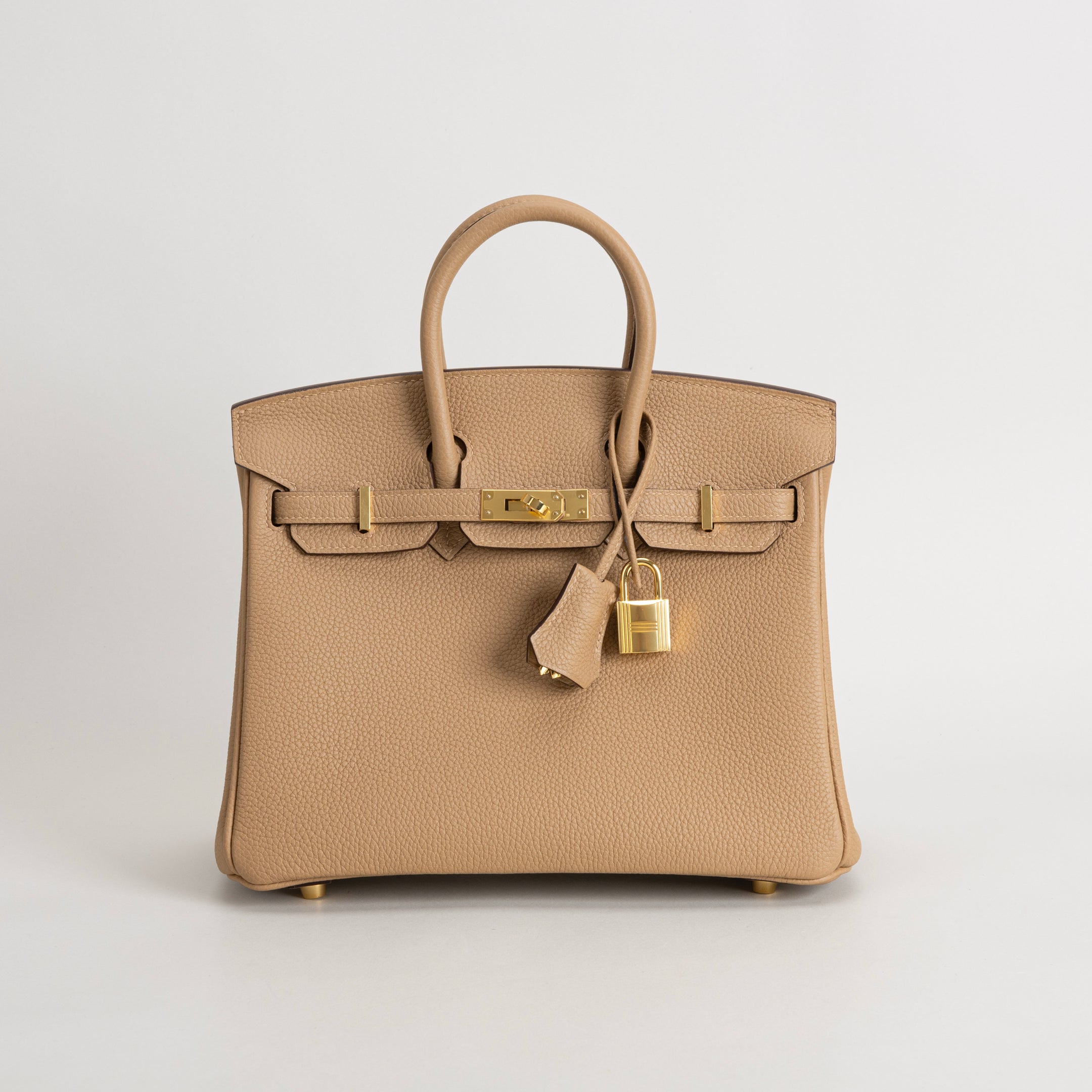 BIRKIN 25 TOGO LEATHER CHAI WITH GOLD HARDWARE (GHW)