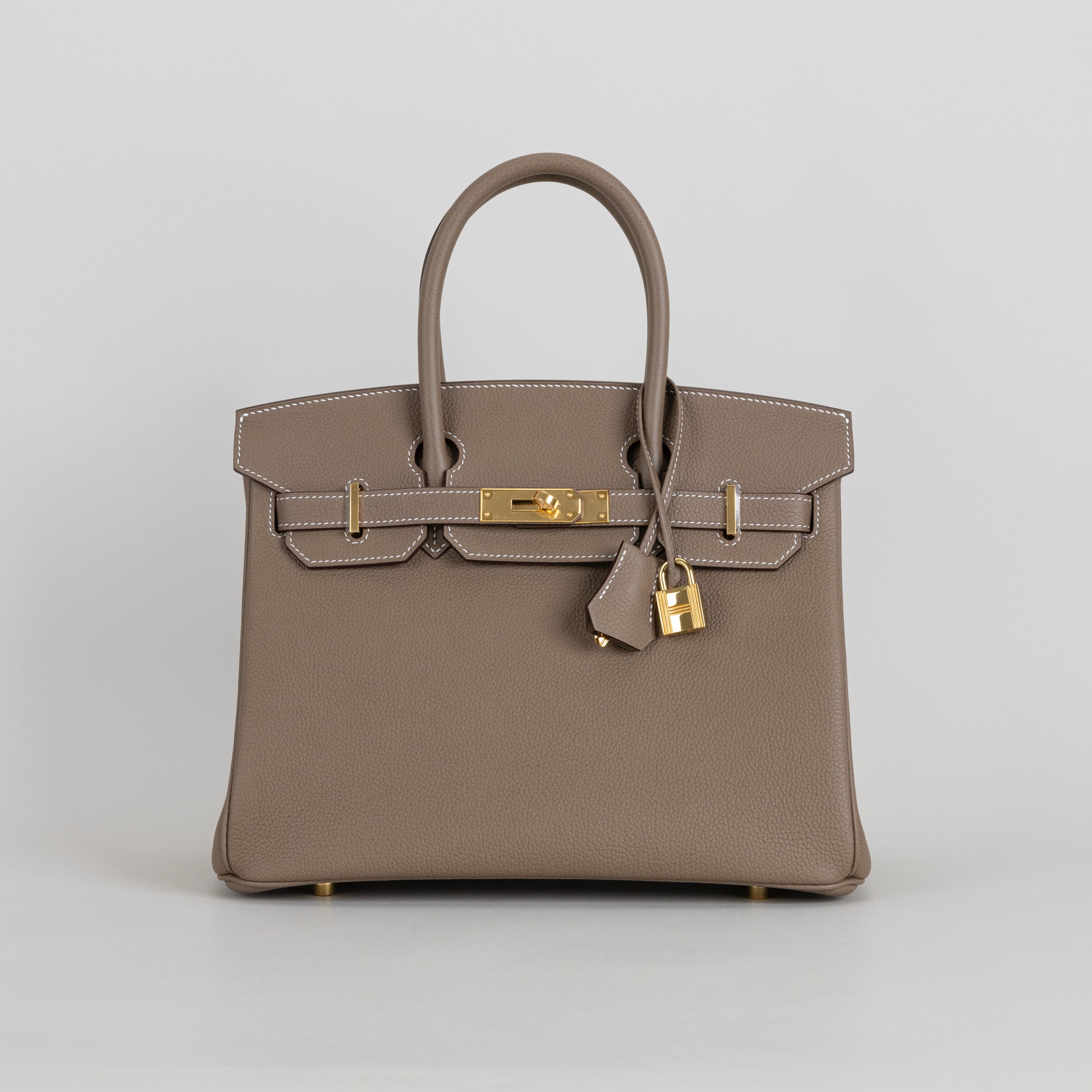 BIRKIN 30 TOGO LEATHER ETOUPE WITH GOLD HARDWARE (GHW)