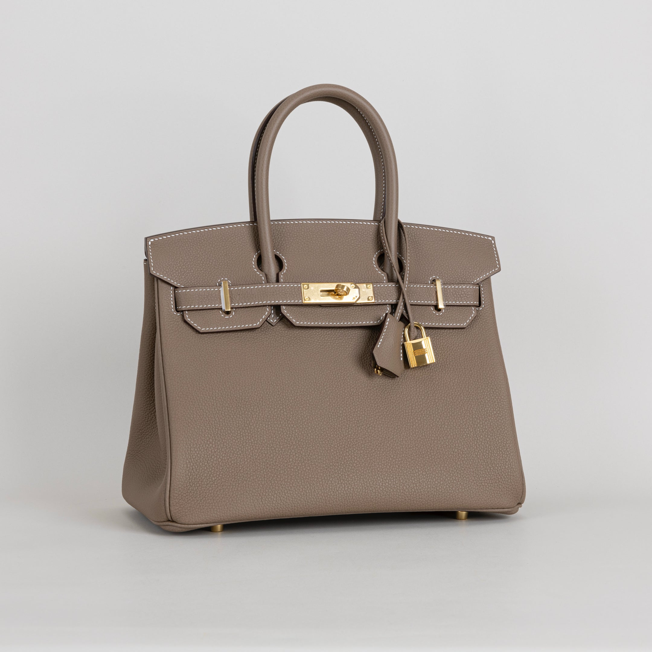 BIRKIN 30 TOGO LEATHER ETOUPE WITH GOLD HARDWARE (GHW)