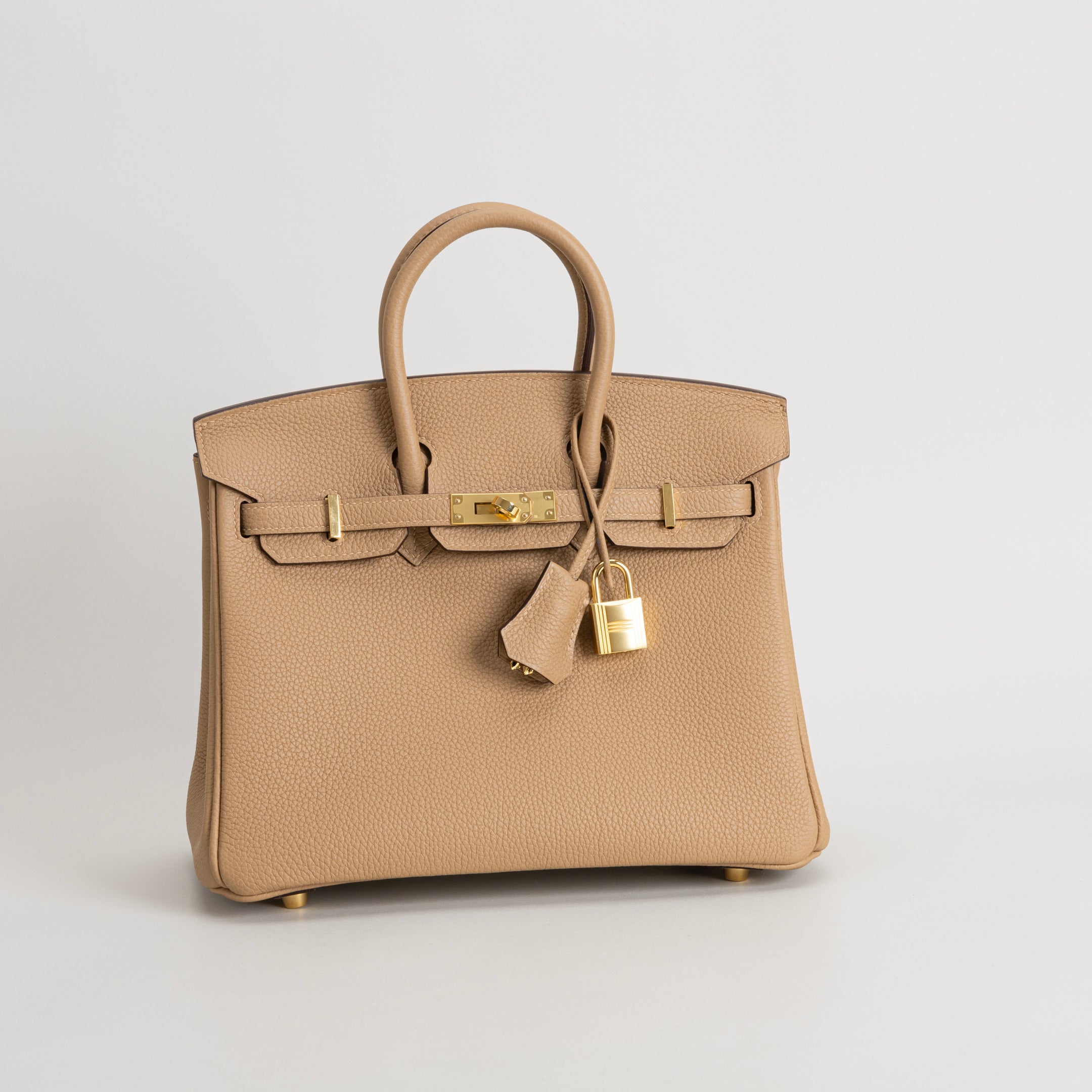 BIRKIN 25 TOGO LEATHER CHAI WITH GOLD HARDWARE (GHW)