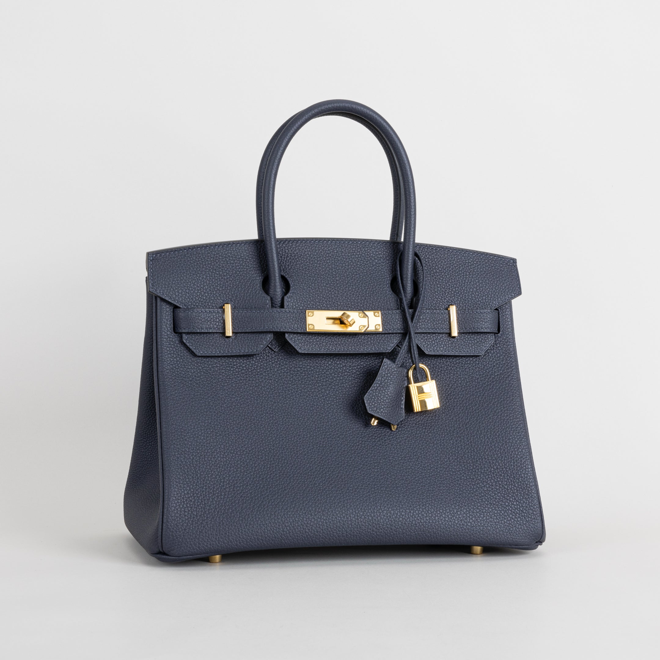 BIRKIN 30 TOGO LEATHER BLEU NUIT WITH GOLD HARDWARE (GHW)