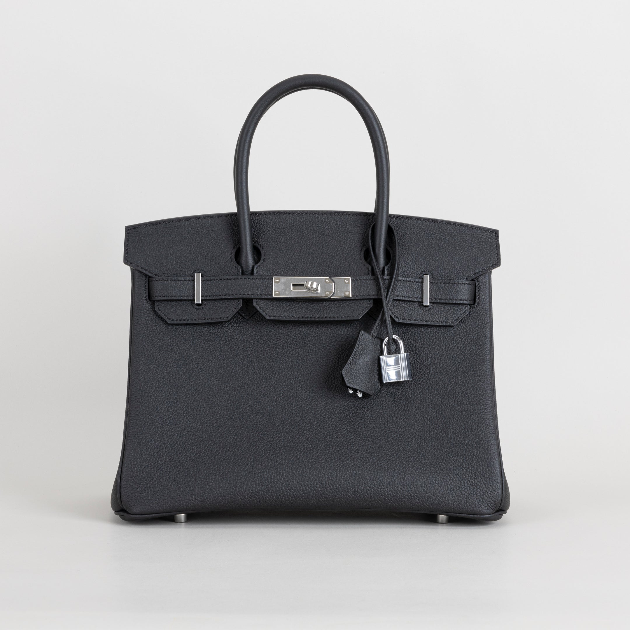 BIRKIN 30 TOGO LEATHER NOIR (BLACK) WITH PALLADIUM HARDWARE (PHW)