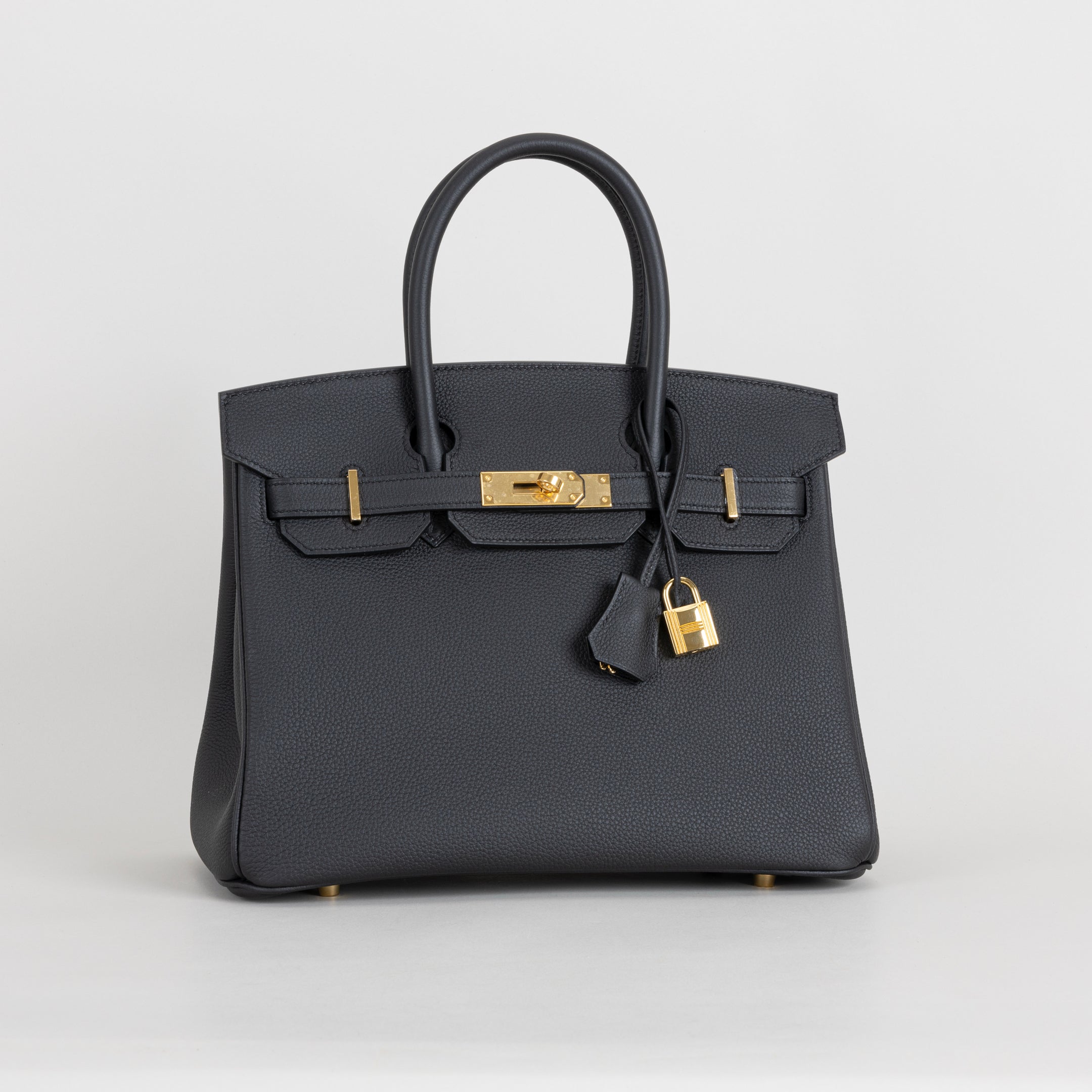 BIRKIN 30 TOGO LEATHER NOIR (BLACK) WITH GOLD HARDWARE (GHW)