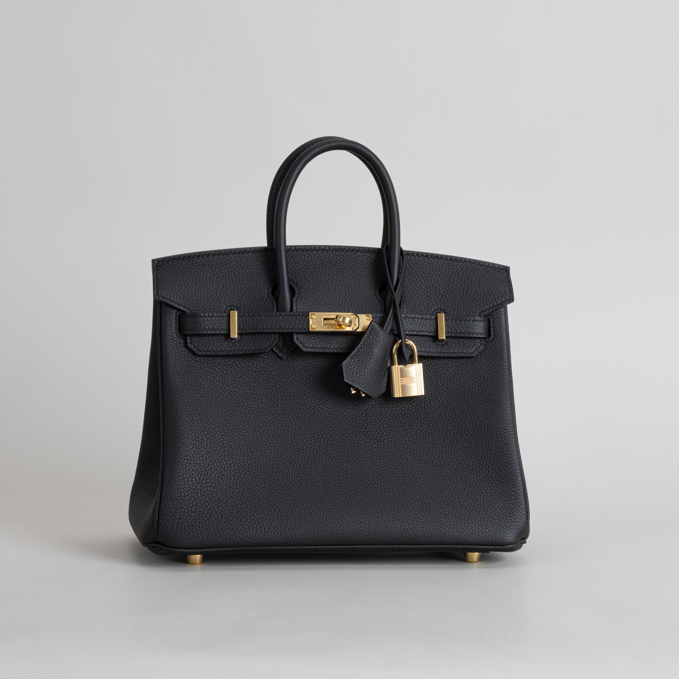 BIRKIN 25 TOGO LEATHER NOIR (BLACK) WITH GOLD HARDWARE (GHW)