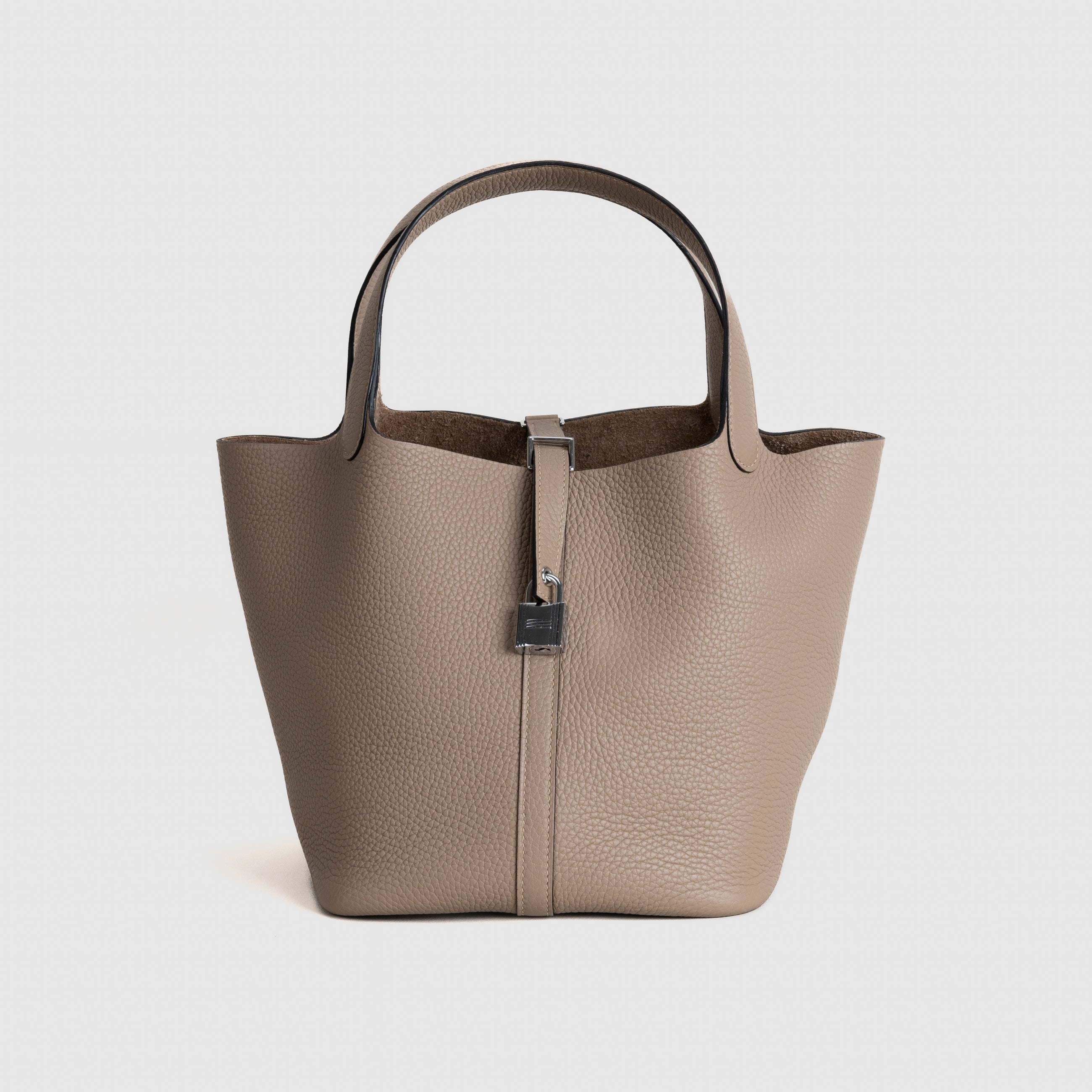 PICOTIN 22 LOCK CLEMENCE LEATHER TRENCH WITH PALLADIUM HARDWARE (PHW)