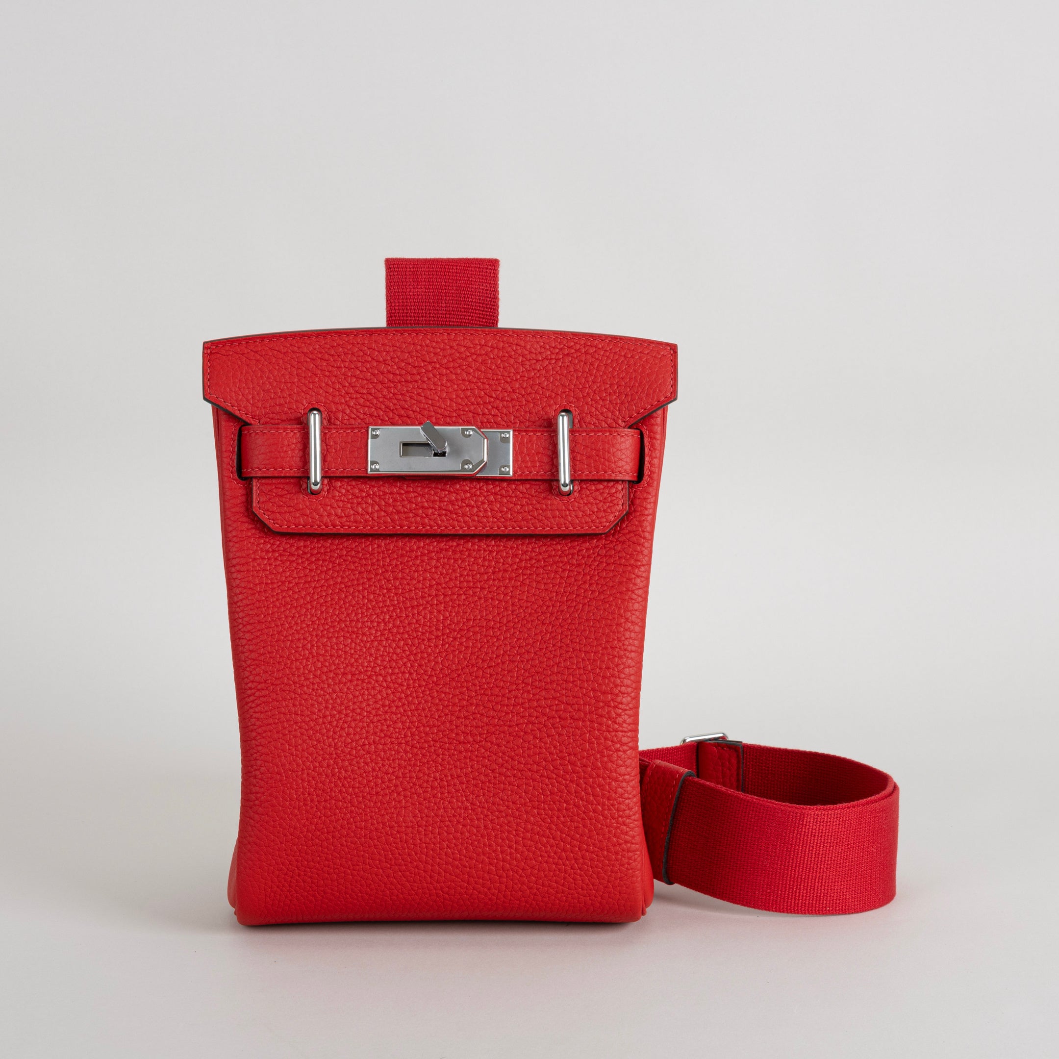 HAC A DOS TOGO LEATHER ROSE DE COEUR WITH PALLADIUM HARDWARE (PHW)