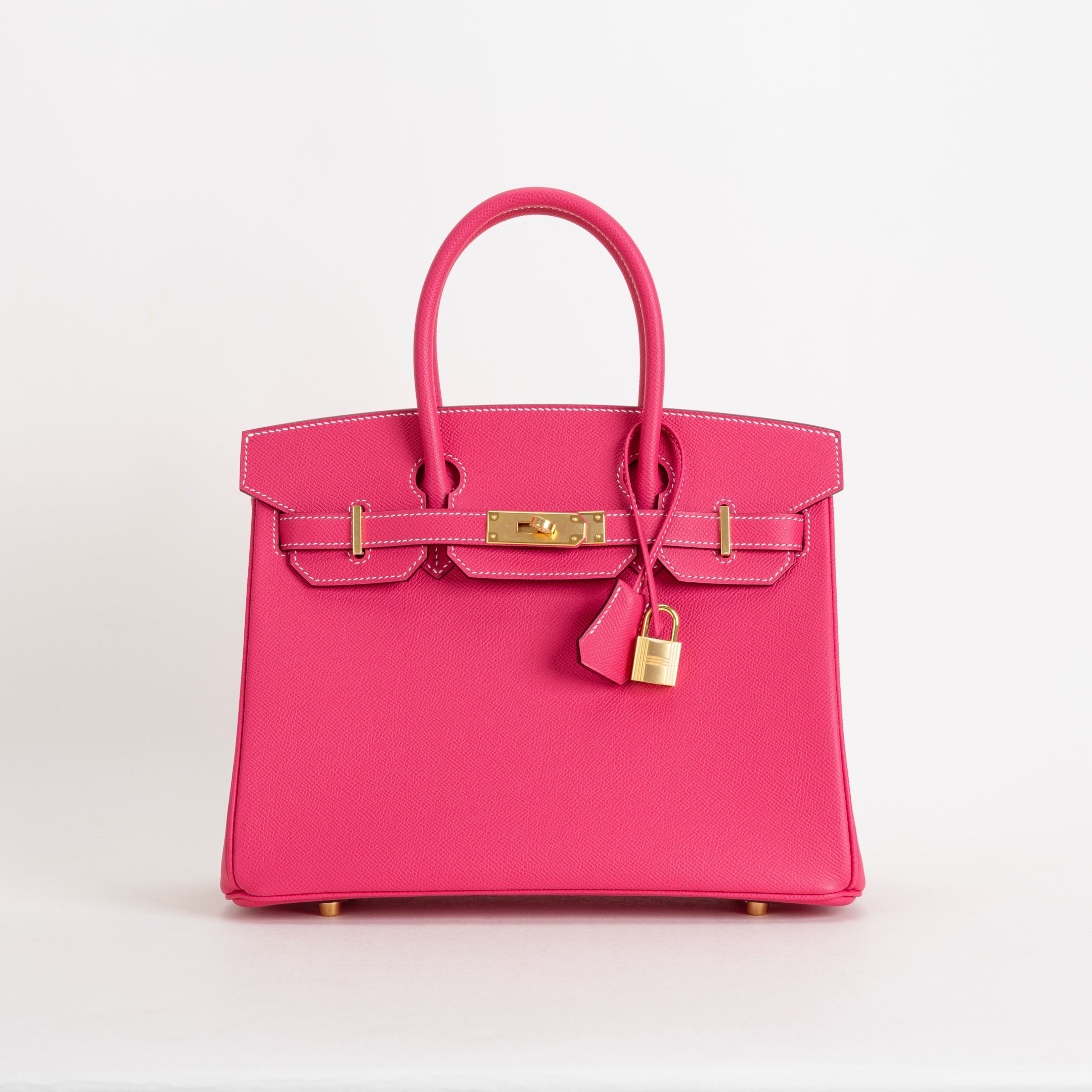 BIRKIN 30 EPSOM LEATHER ROSE TYRIEN WITH GOLD HARDWARE (GHW)