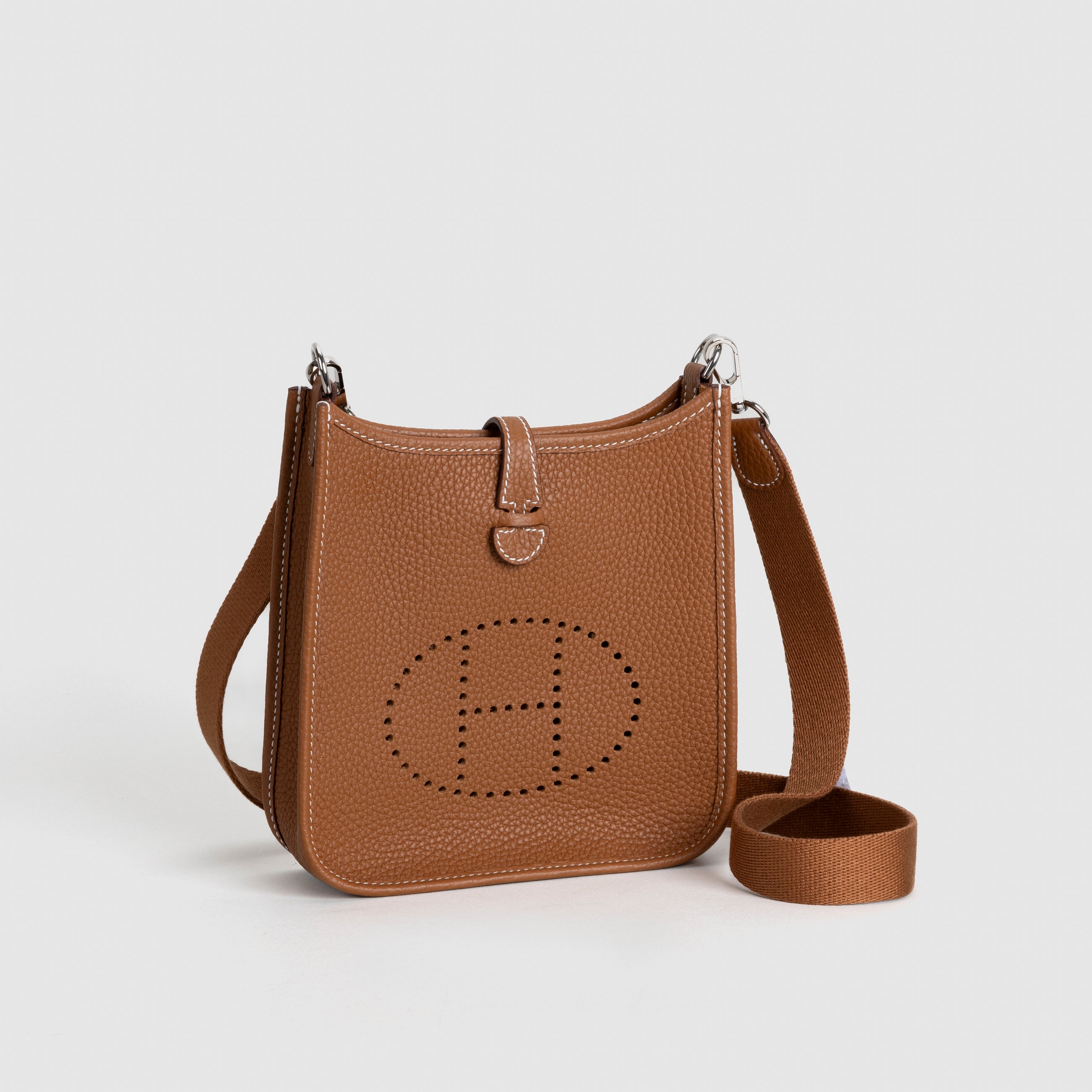 MINI EVELYNE (TPM) CLEMENCE LEATHER GOLD WITH PALLADIUM HARDWARE (PHW)