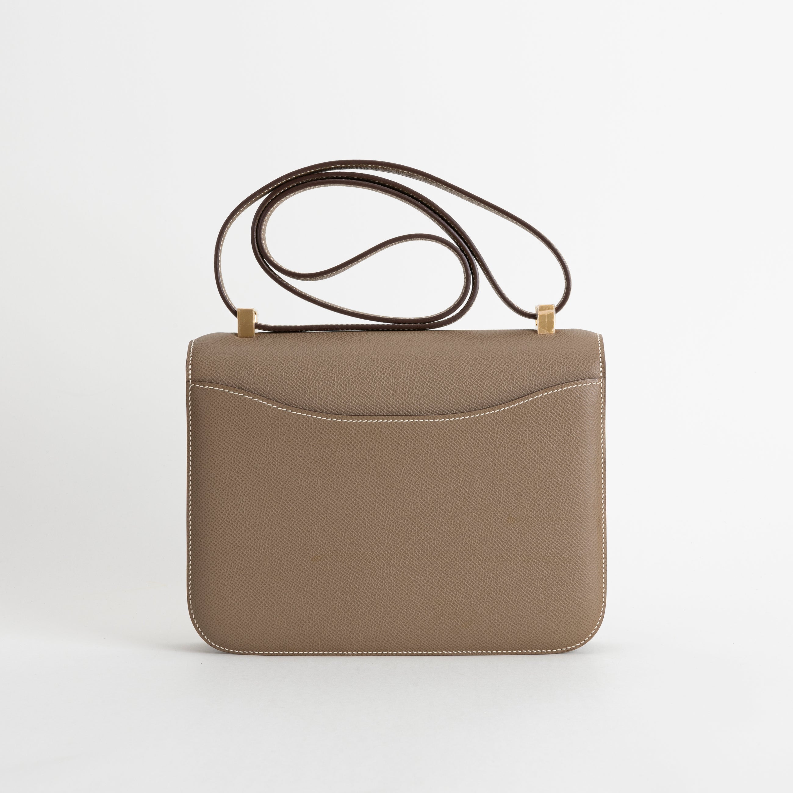 CONSTANCE 24 EPSOM LEATHER ETOUPE WITH GOLD HARDWARE (GHW)