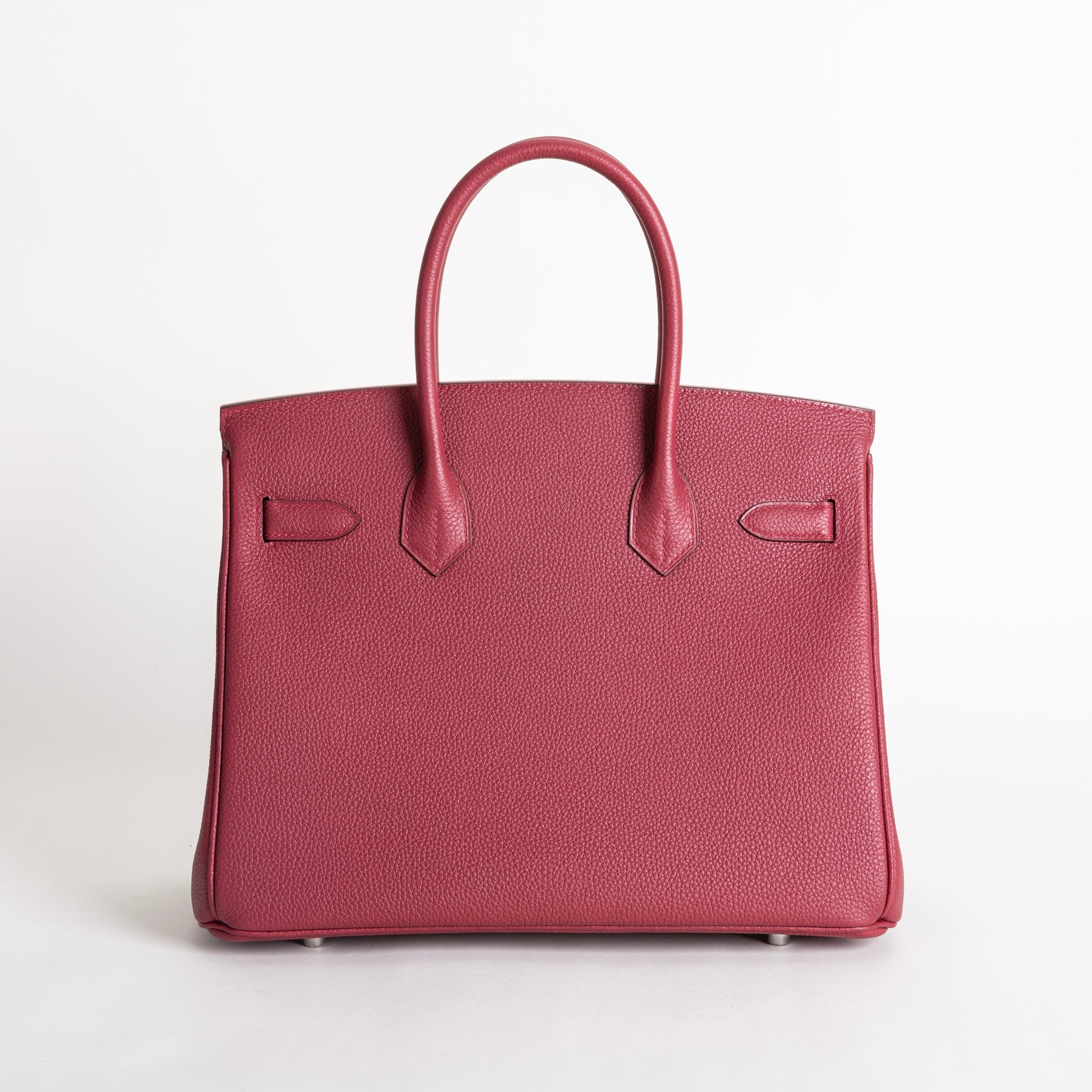 BIRKIN 30 TOGO LEATHER ROUGE GRENAT WITH PALLADIUM HARDWARE (PHW)