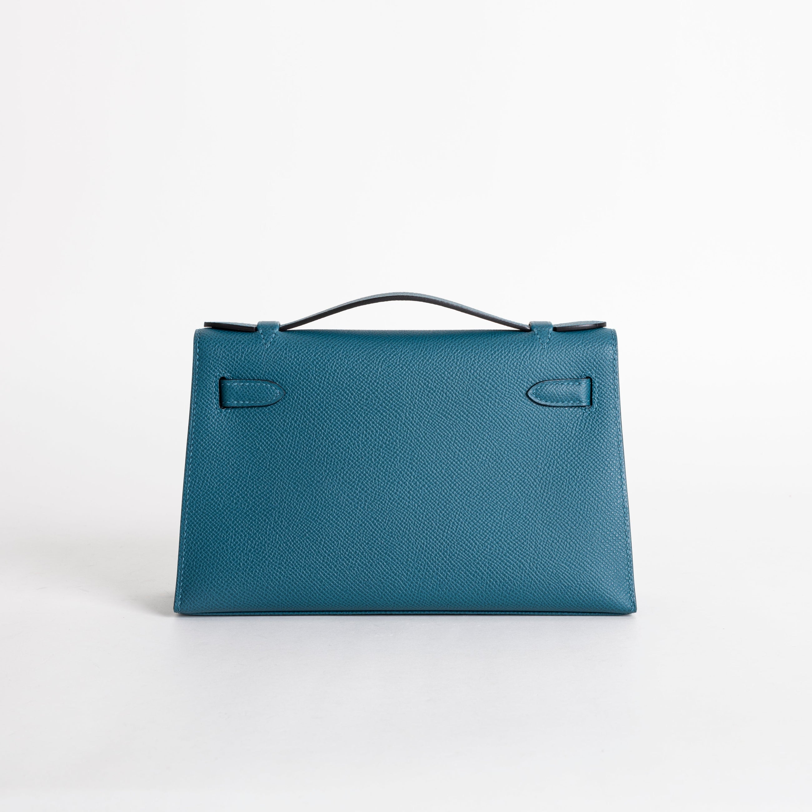 KELLY POCHETTE EPSOM LEATHER VERT BOSPHORE WITH GOLD HARDWARE (GHW)