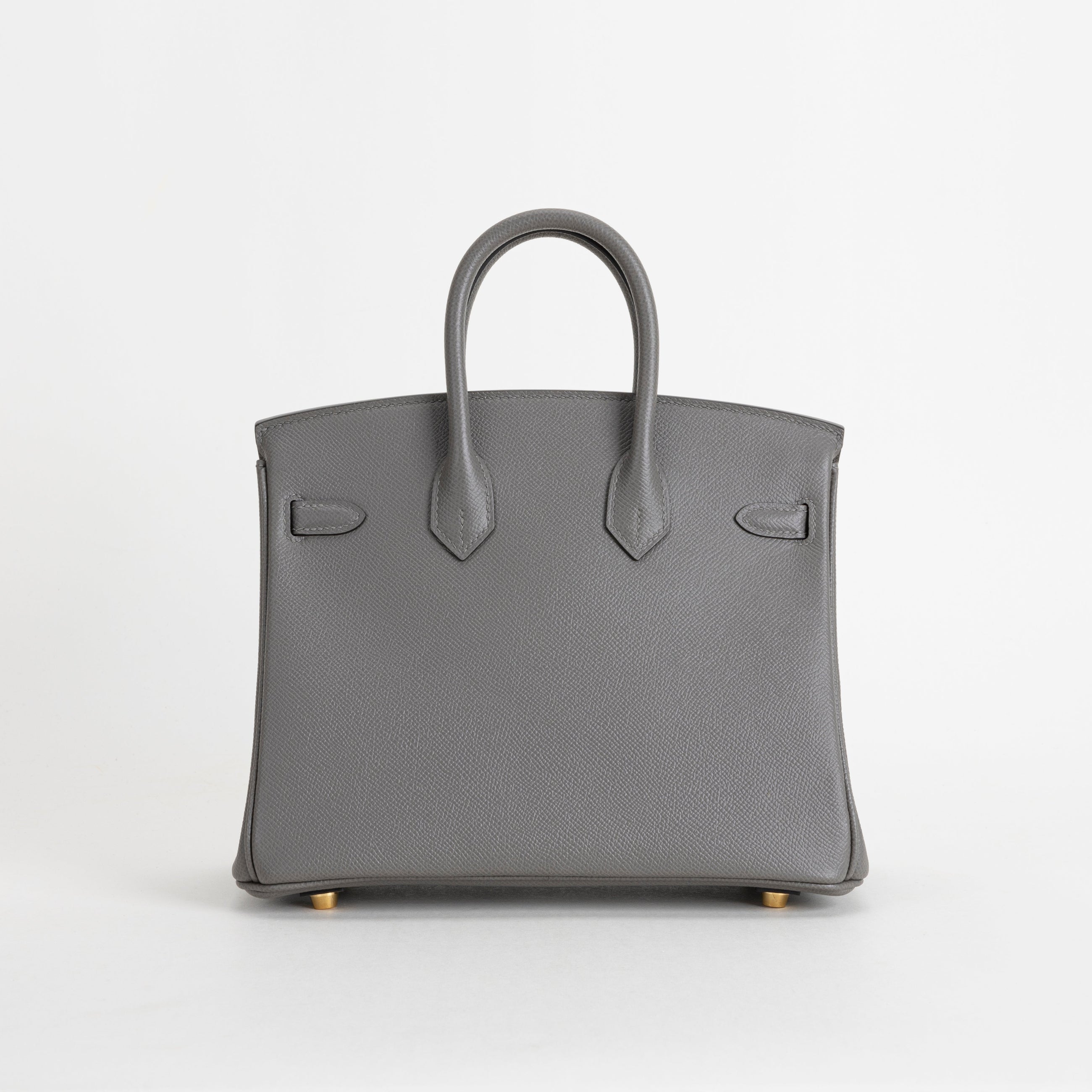 BIRKIN 25 EPSOM LEATHER GRIS MEYER WITH GOLD HARDWARE (GHW)