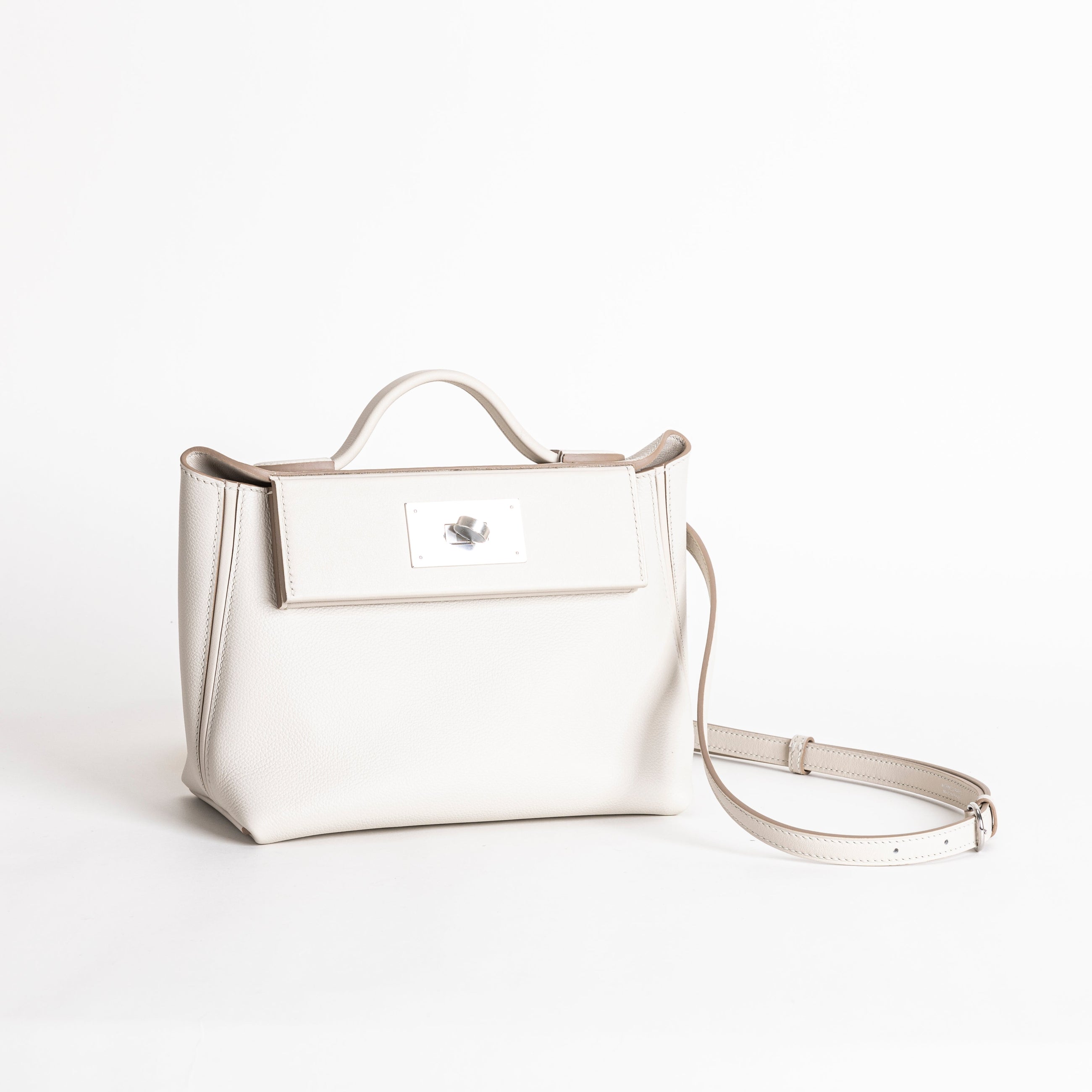 24/24 (MINI) EVERCOLOR & SWIFT LEATHER BETON WITH PALLADIUM HARDWARE (PHW)