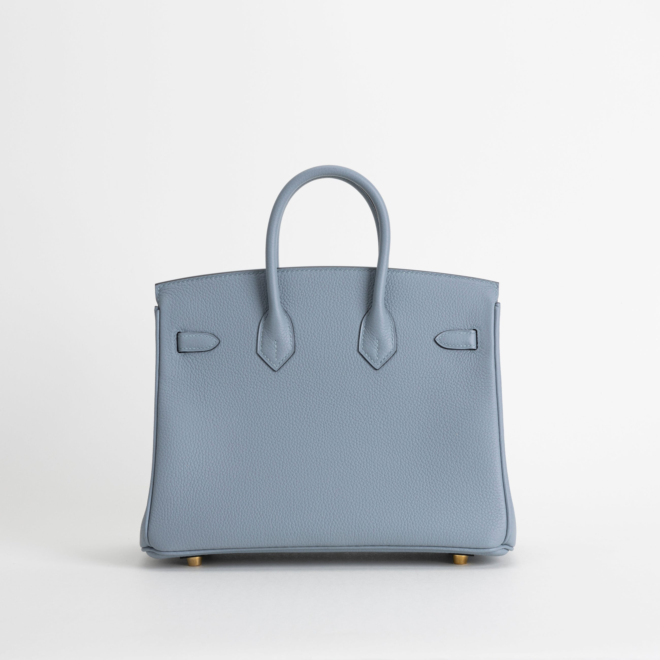 BIRKIN 25 TOGO LEATHER BLEU LIN WITH GOLD HARDWARE (GHW)