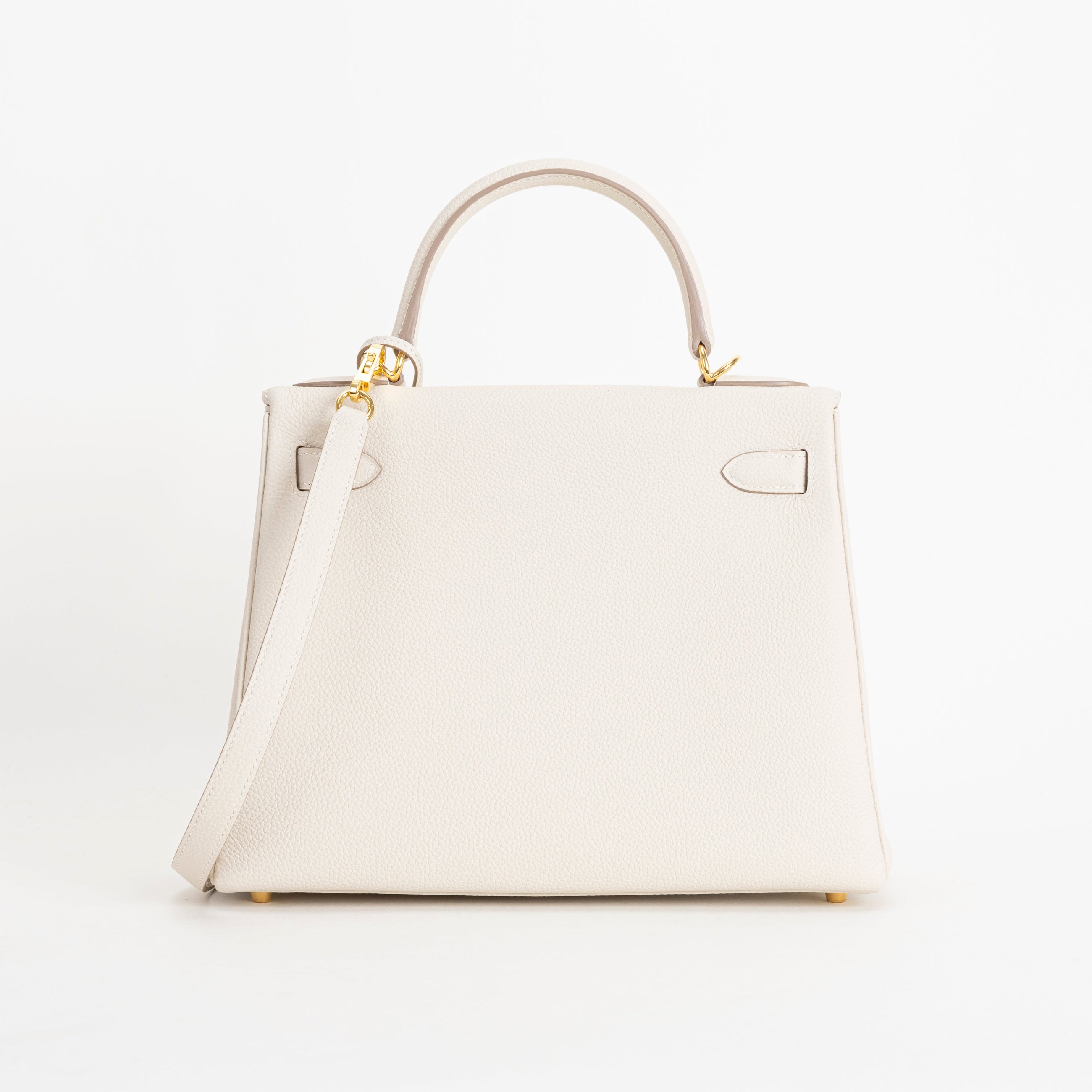 KELLY 28 TOGO LEATHER CRAIE WITH GOLD HARDWARE (GHW)