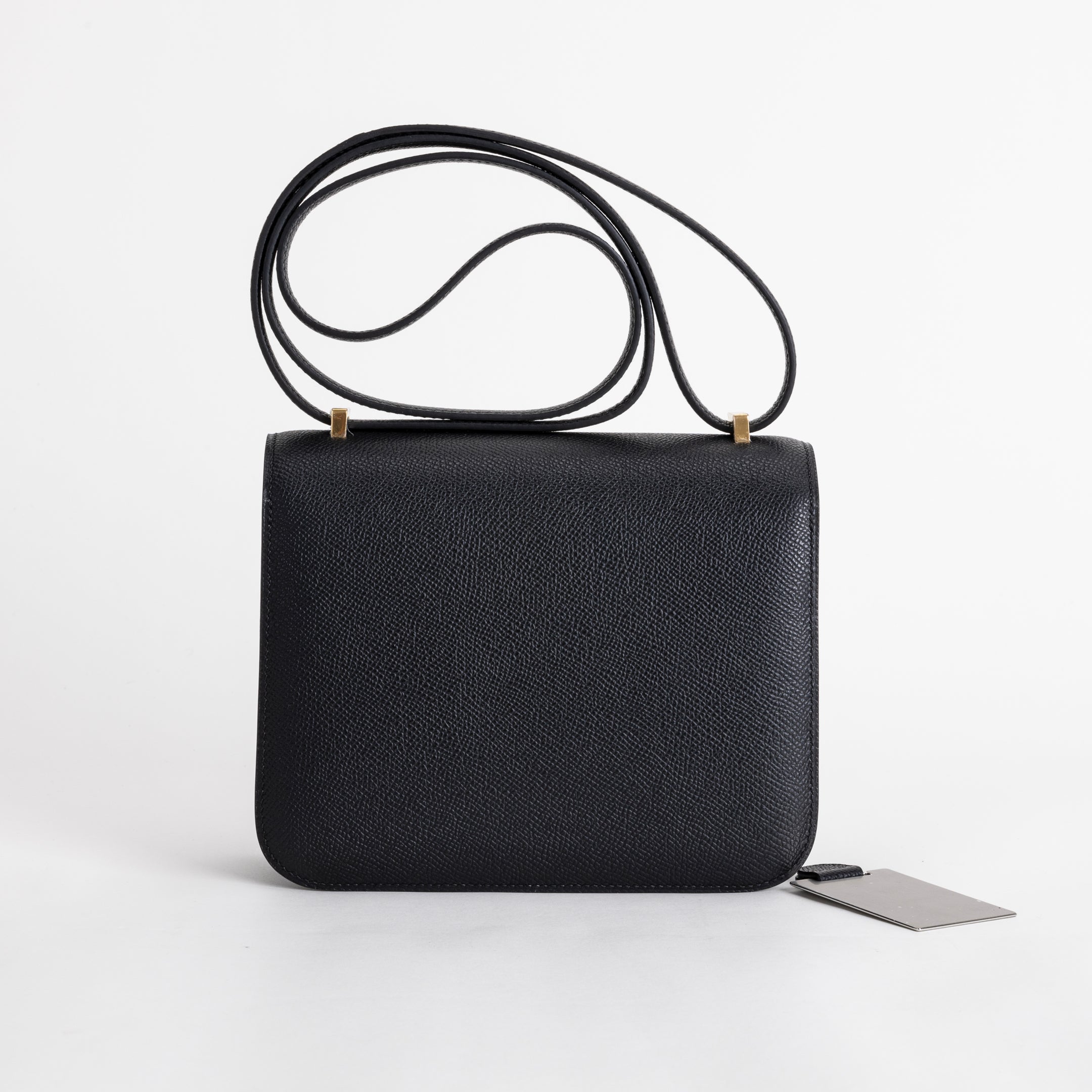 CONSTANCE 18 (MINI) EPSOM LEATHER NOIR (BLACK) WITH GOLD HARDWARE (GHW)