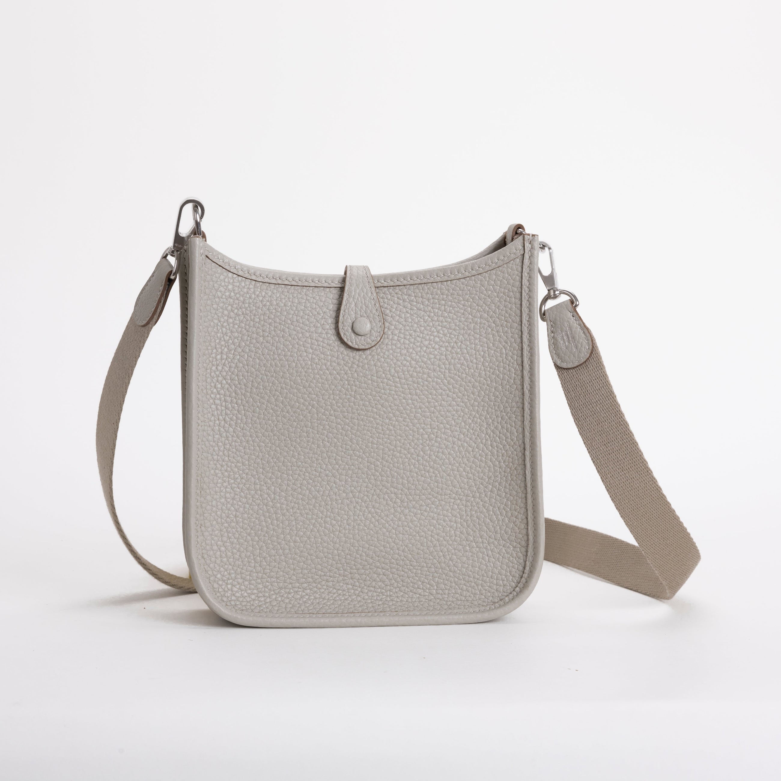 MINI EVELYNE (TPM) CLEMENCE LEATHER BETON WITH PALLADIUM HARDWARE (PHW)