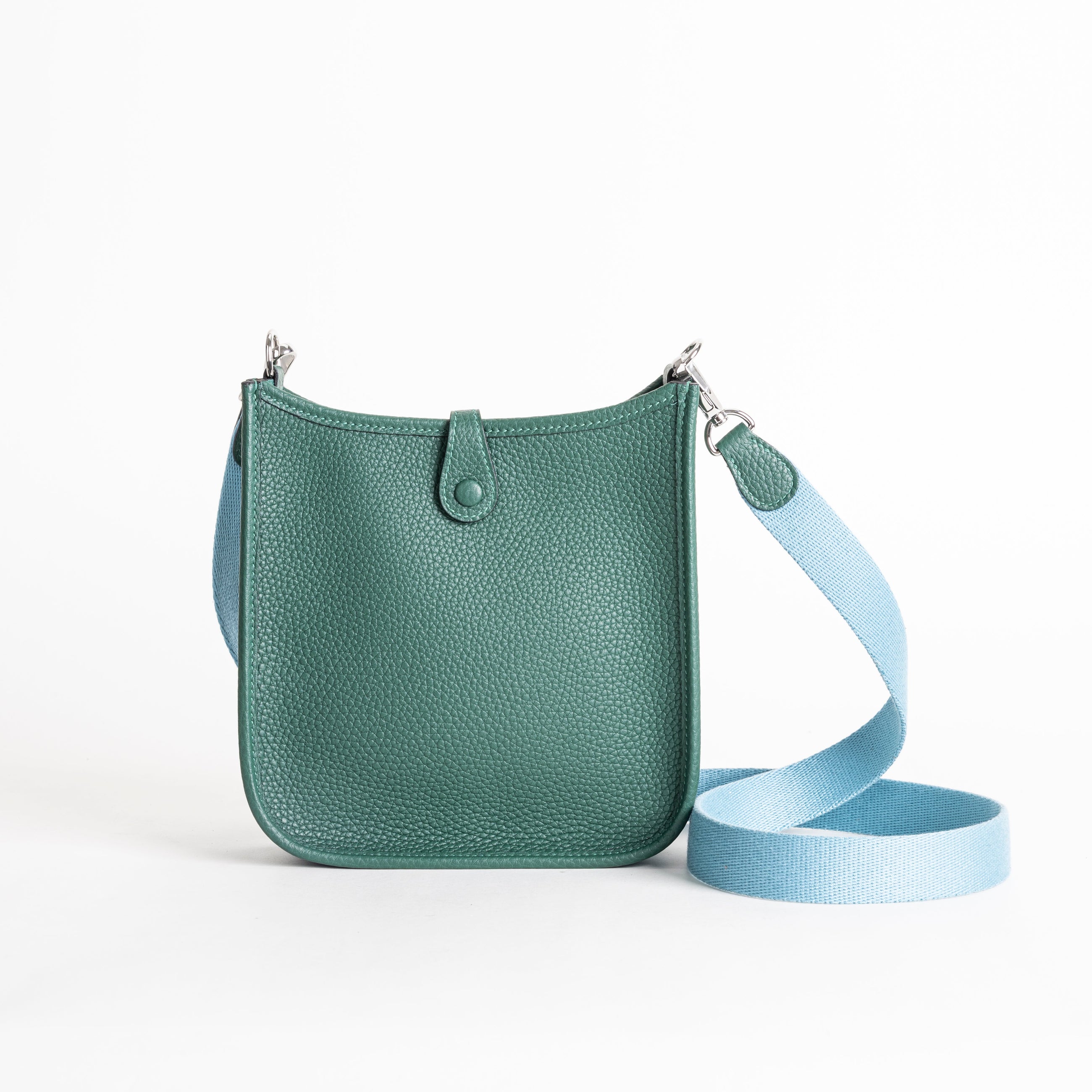 MINI EVELYNE (TPM) CLEMENCE LEATHER MALACHITE WITH PALLADIUM HARDWARE (PHW)