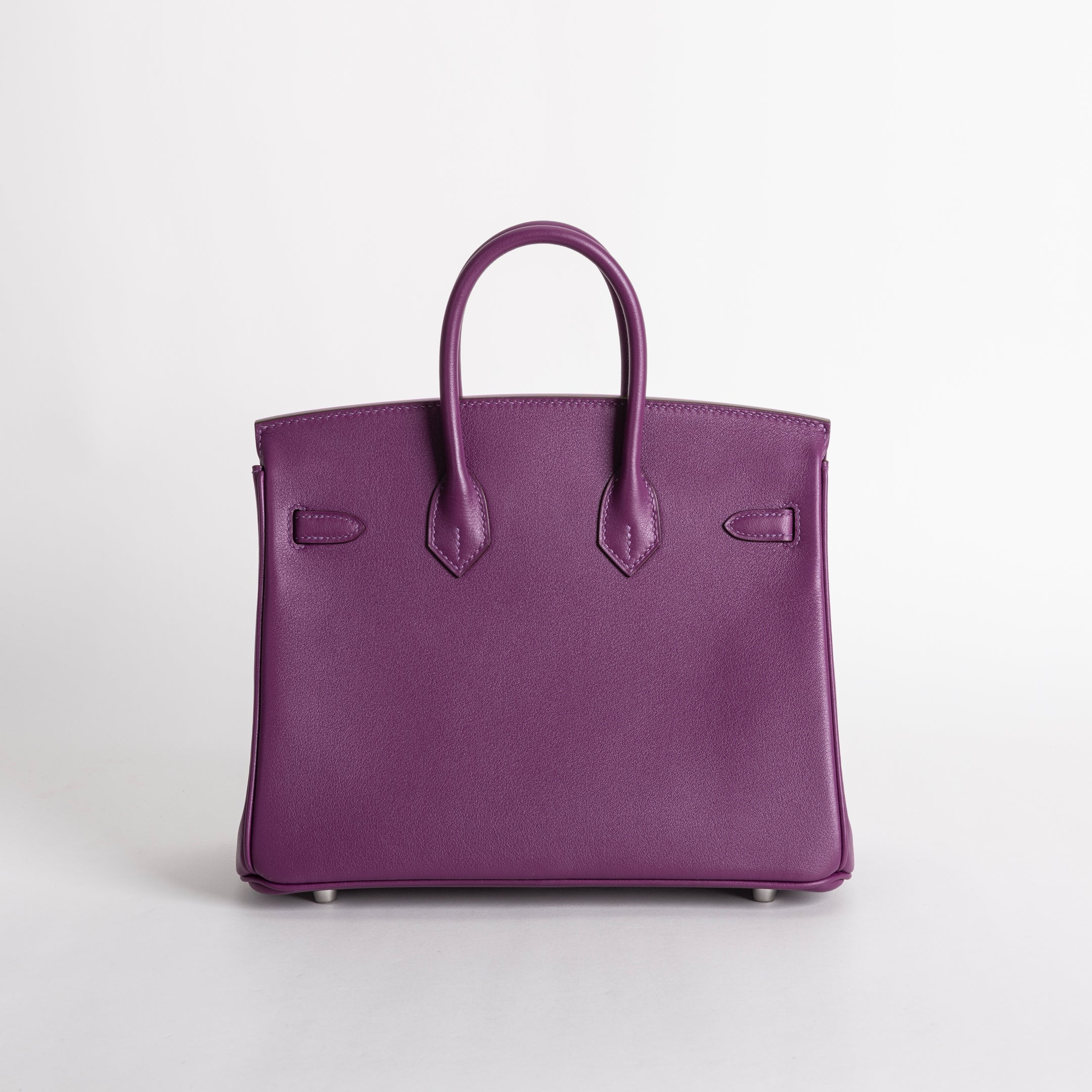 BIRKIN 25 SWIFT LEATHER ANEMONE WITH PALLADIUM HARDWARE (PHW)