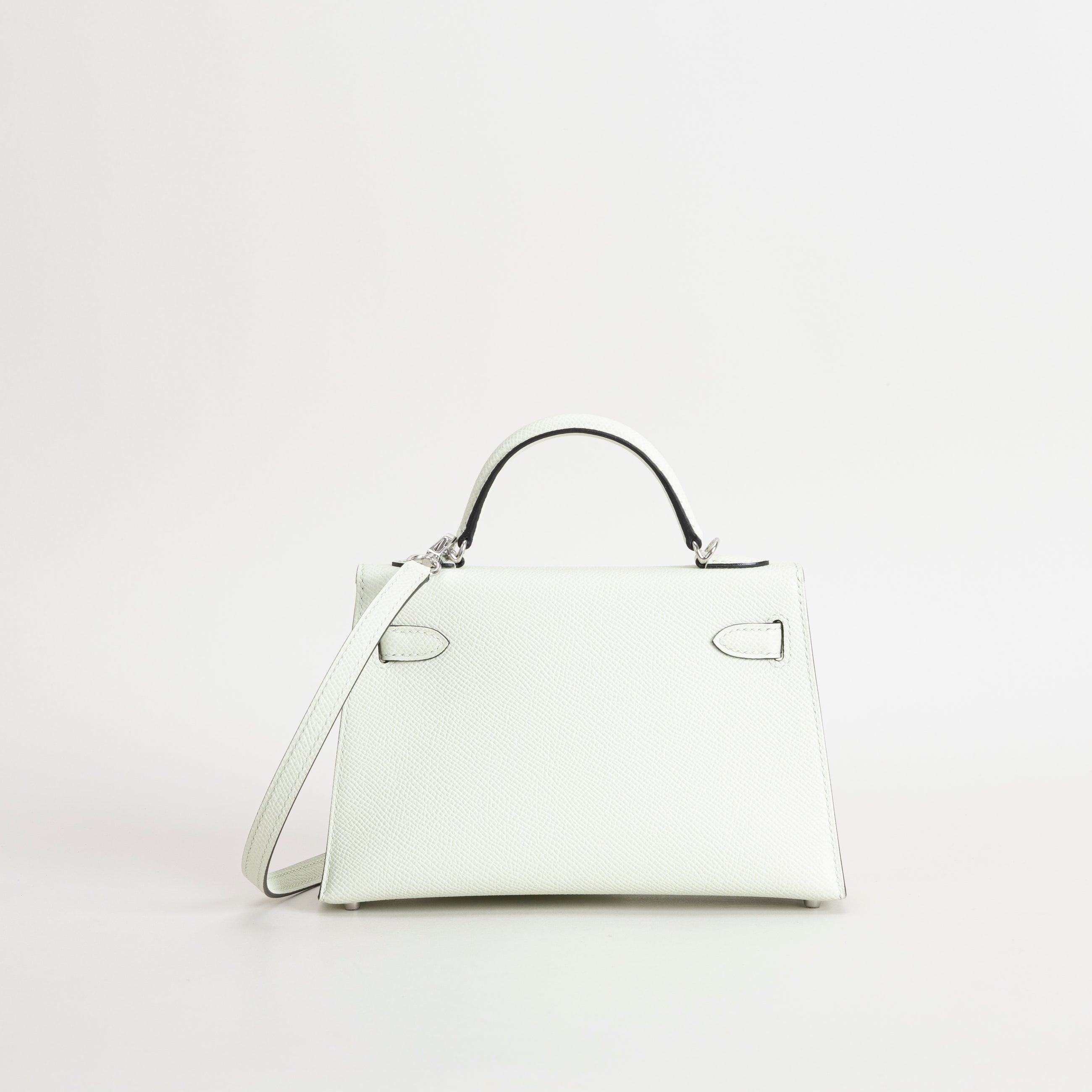 MINI KELLY II (20) EPSOM LEATHER VERT FIZZ WITH PALLADIUM HARDWARE (PHW)