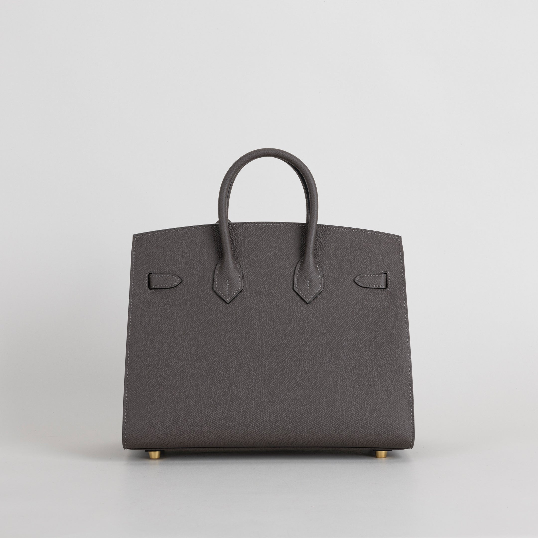 BIRKIN 25 (SELLIER SHAPE) EPSOM LEATHER ETAIN WITH GOLD HARDWARE (GHW)