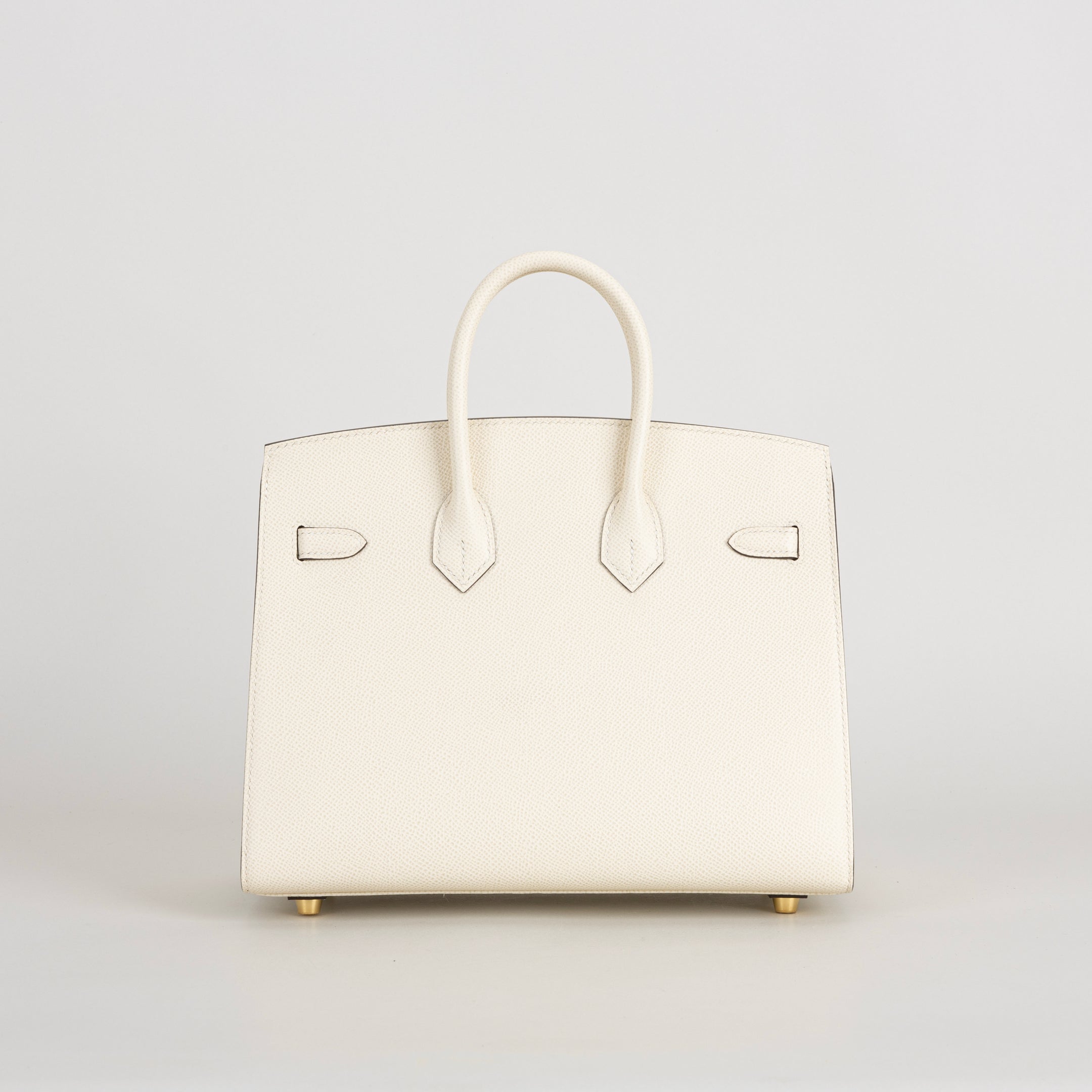 BIRKIN 25 (SELLIER SHAPE) EPSOM LEATHER NATA WITH GOLD HARDWARE (GHW)