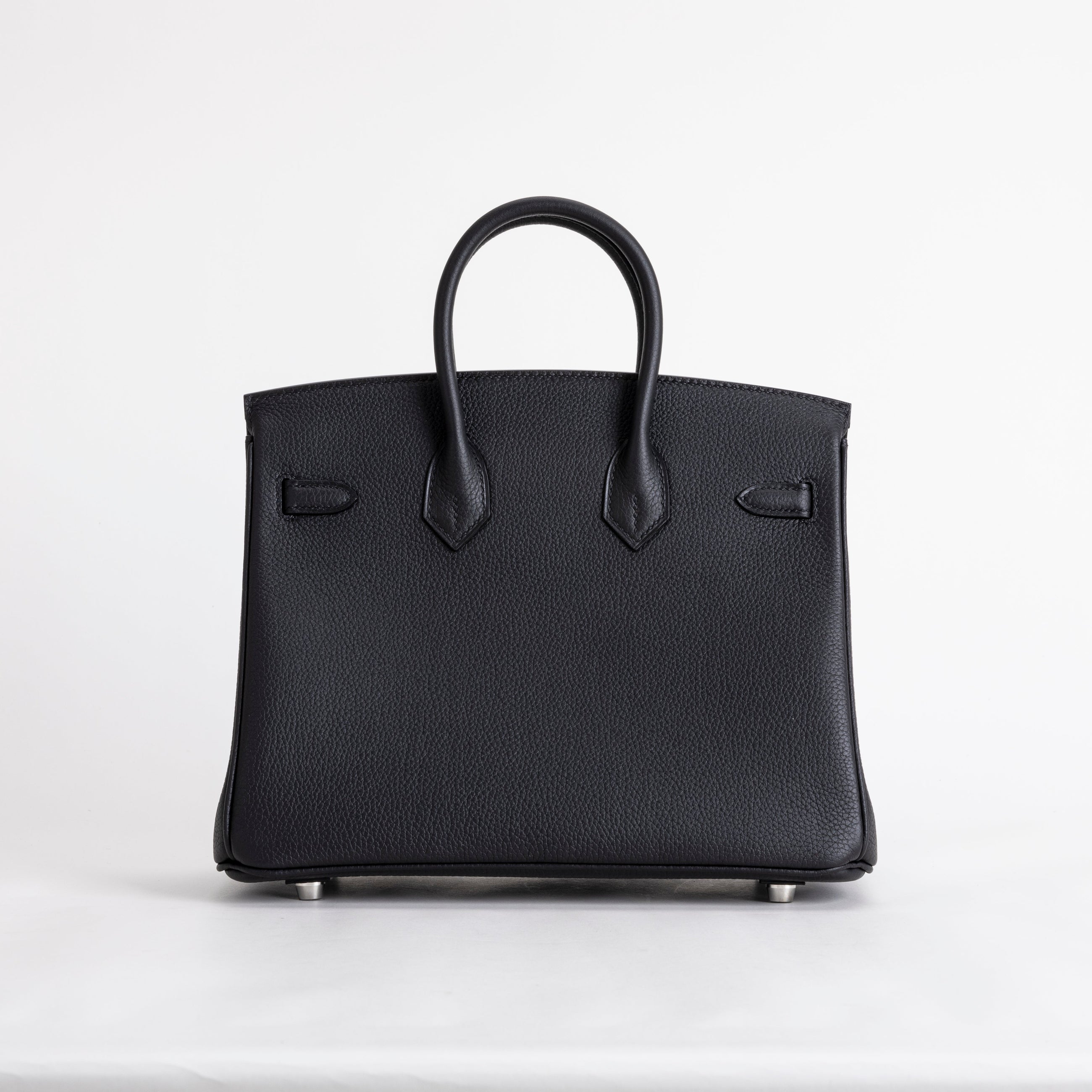 BIRKIN 25 TOGO LEATHER NOIR (BLACK) WITH PALLADIUM HARDWARE (PHW)