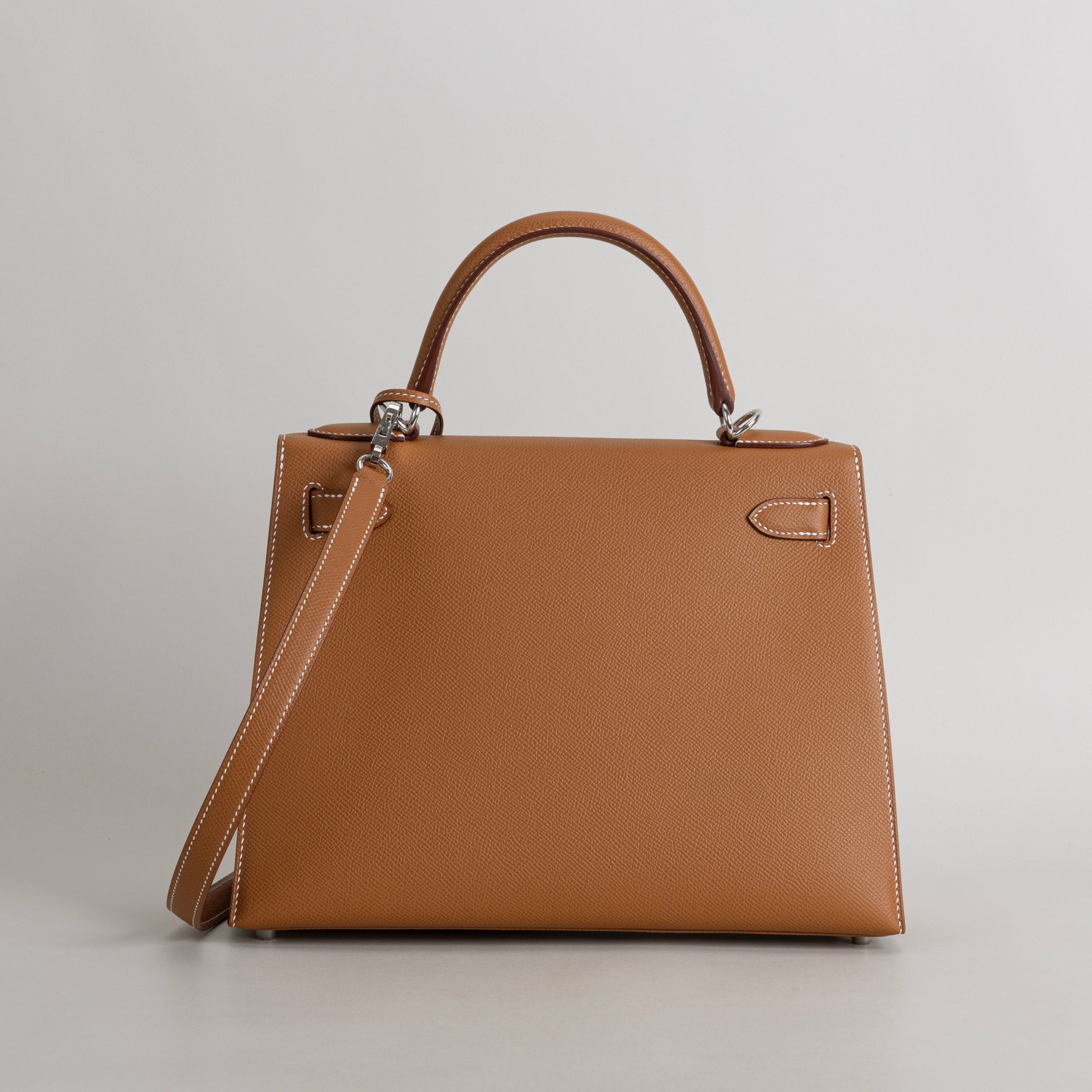 KELLY 28 EPSOM LEATHER GOLD WITH PALLADIUM HARDWARE (PHW)