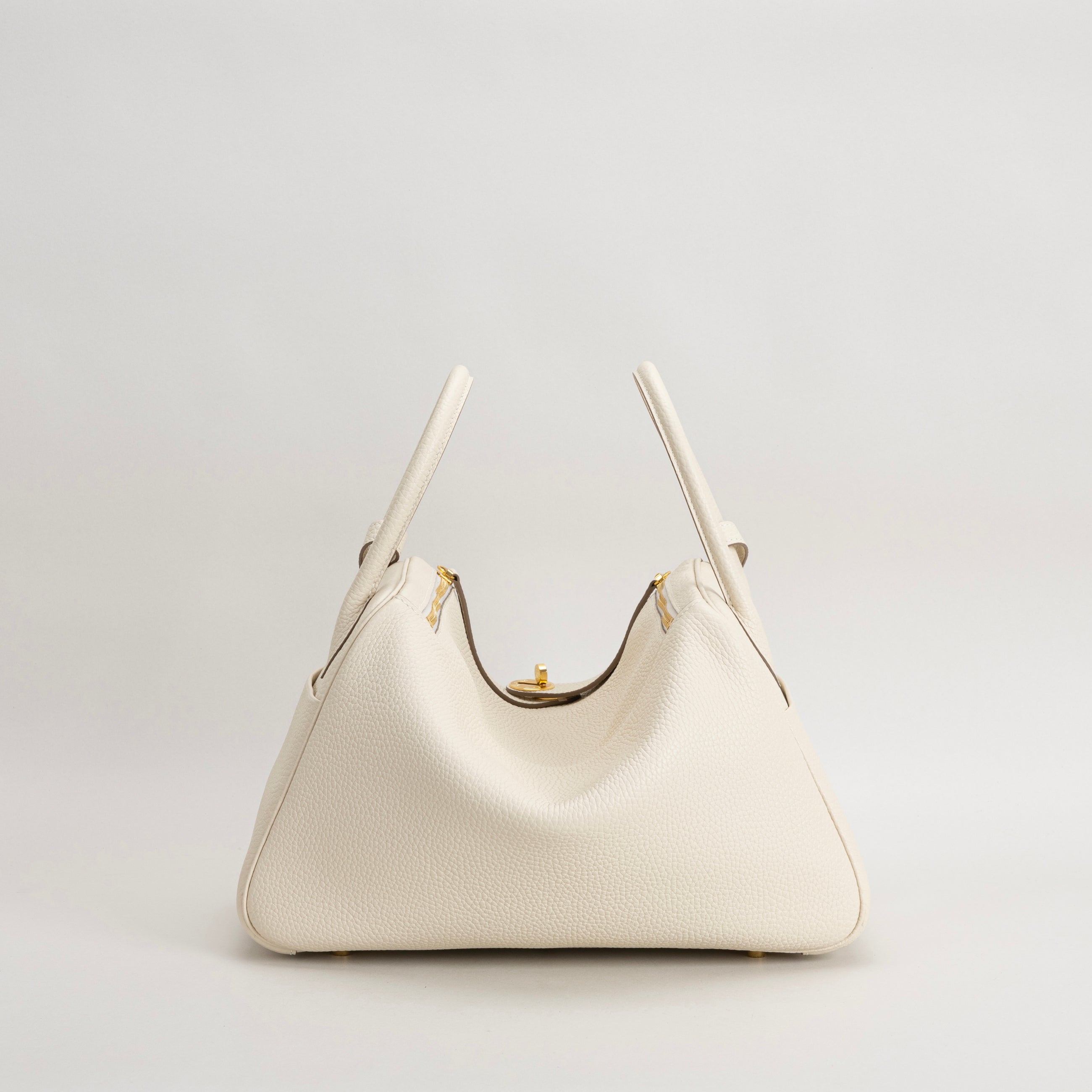 LINDY 26 CLEMENCE LEATHER BETON WITH GOLD HARDWARE (GHW)