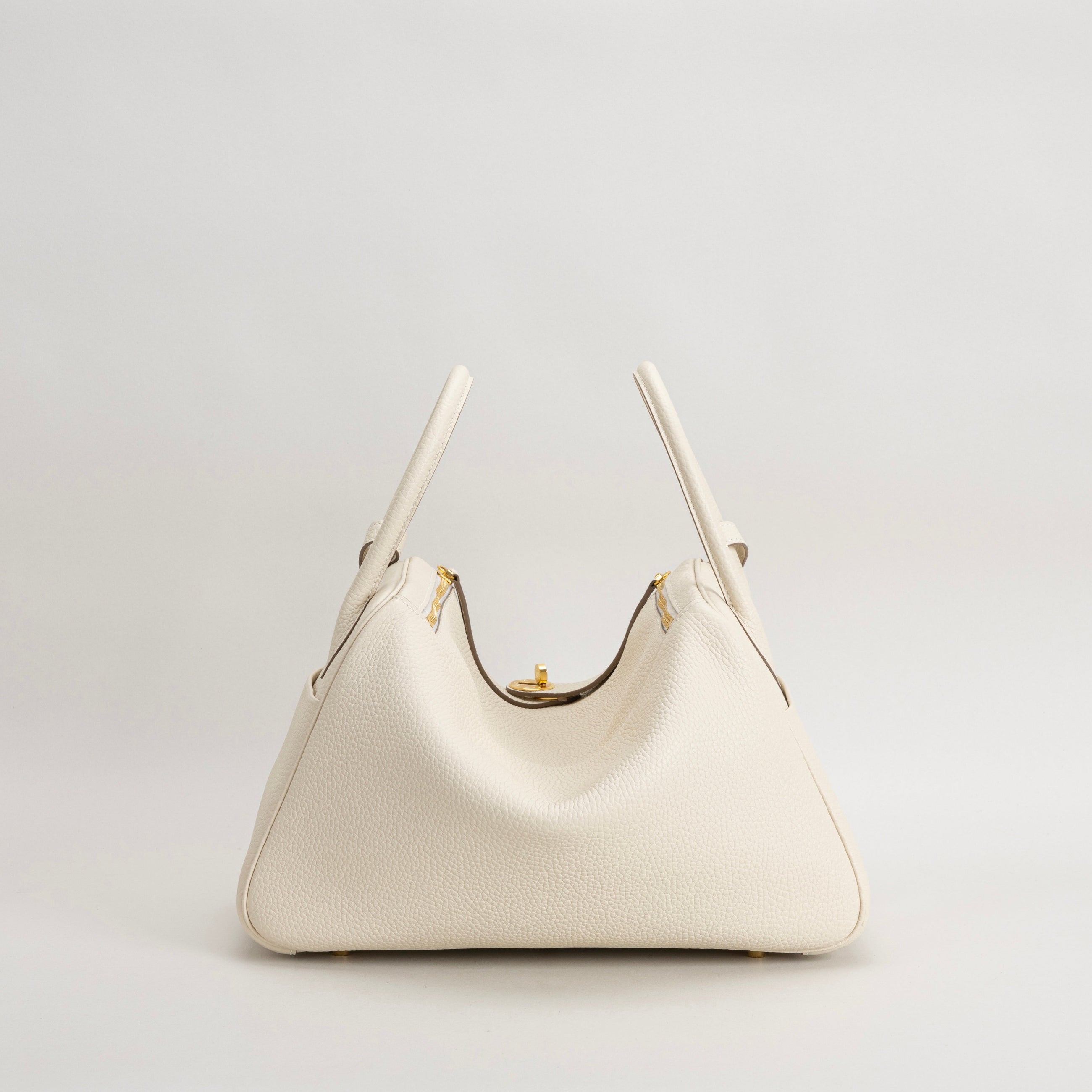 LINDY 26 CLEMENCE LEATHER BETON WITH GOLD HARDWARE (GHW)