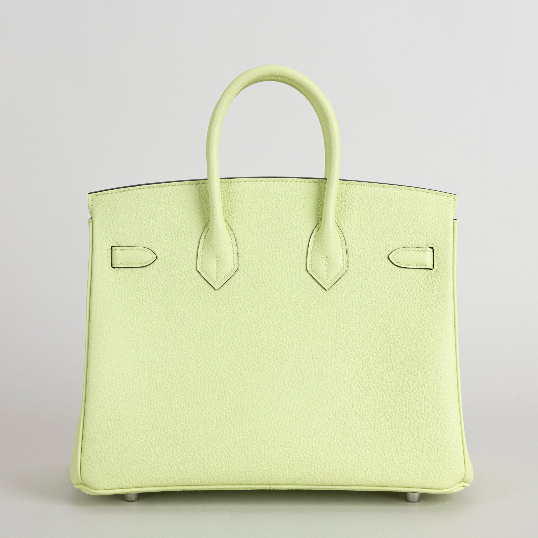 BIRKIN 25 TOGO LEATHER VERT ABSINTHE WITH PALLADIUM HARDWARE (PHW)
