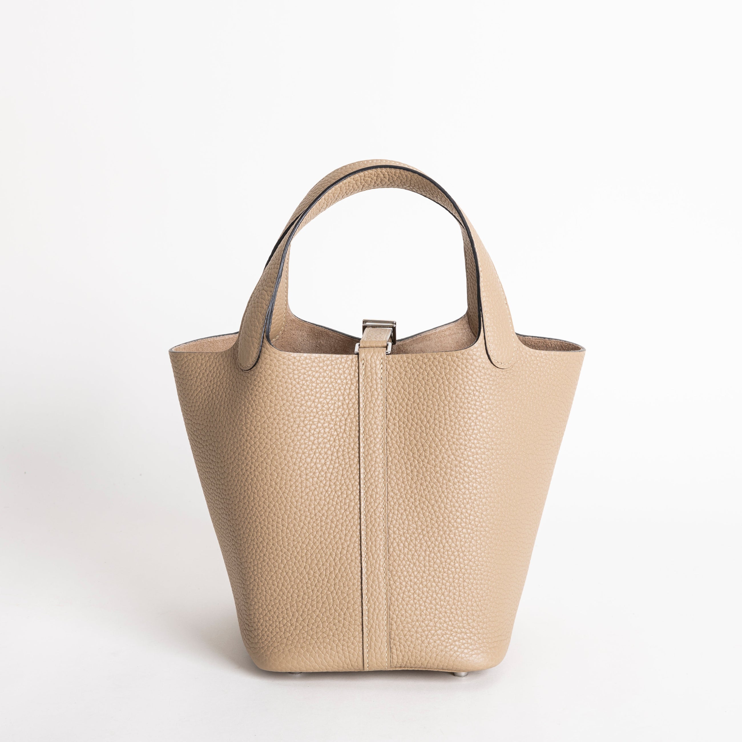 PICOTIN 18 LOCK CLEMENCE LEATHER TRENCH TAURILLON WITH PALLADIUM HARDWARE (PHW)