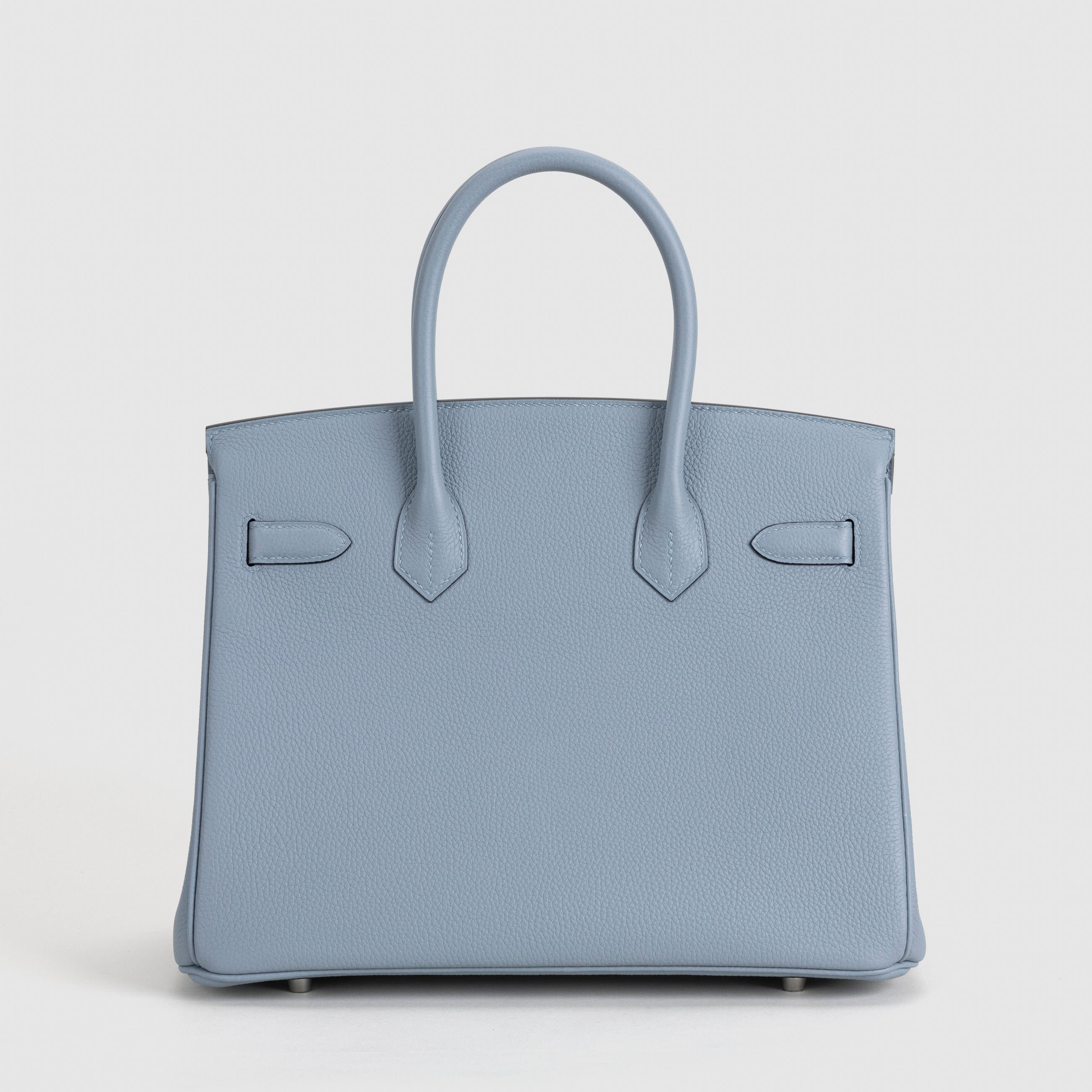 BIRKIN 30 TOGO LEATHER BLEU LIN WITH PALLADIUM HARDWARE (PHW)