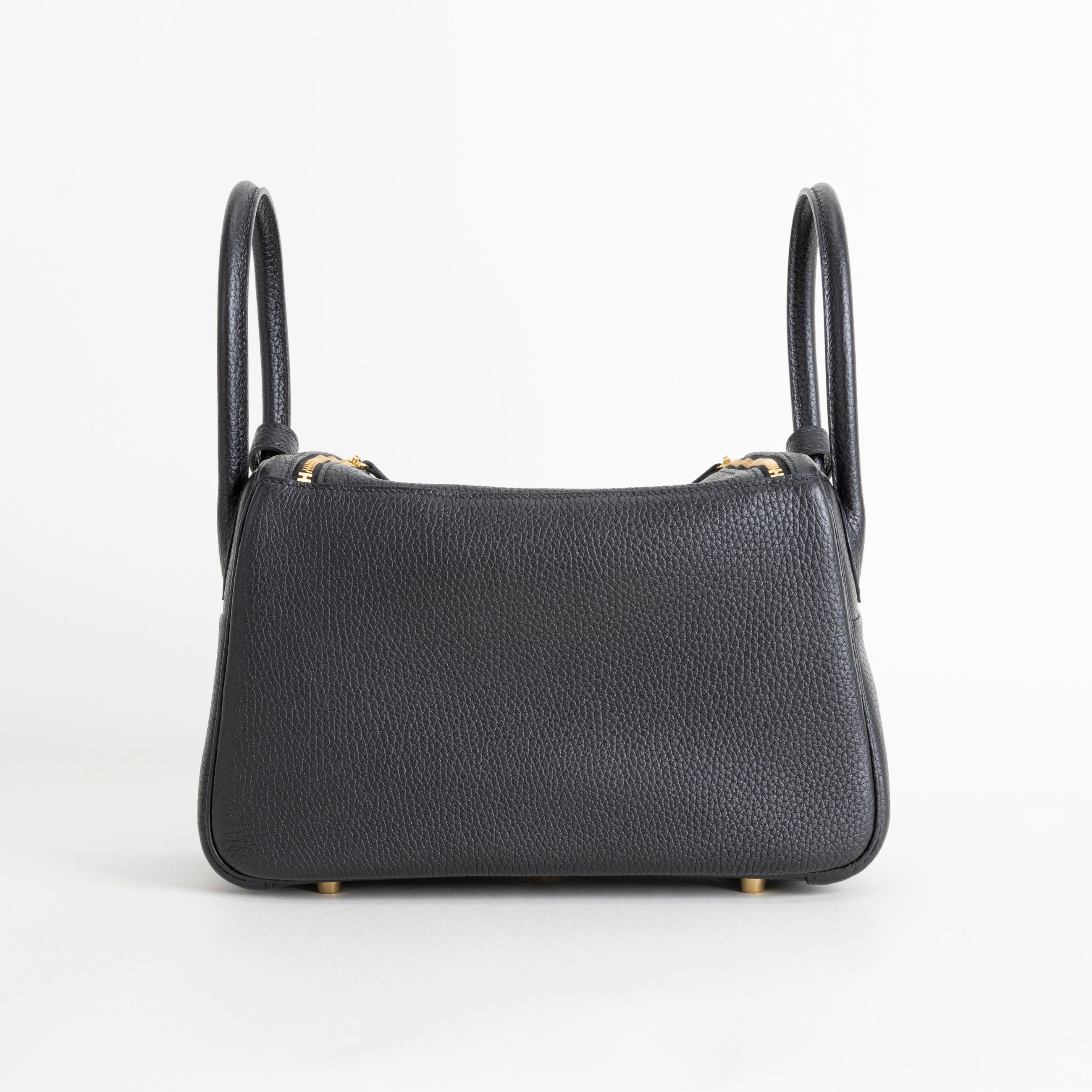 LINDY 26 CLEMENCE LEATHER NOIR (BLACK) WITH GOLD HARDWARE (GHW)