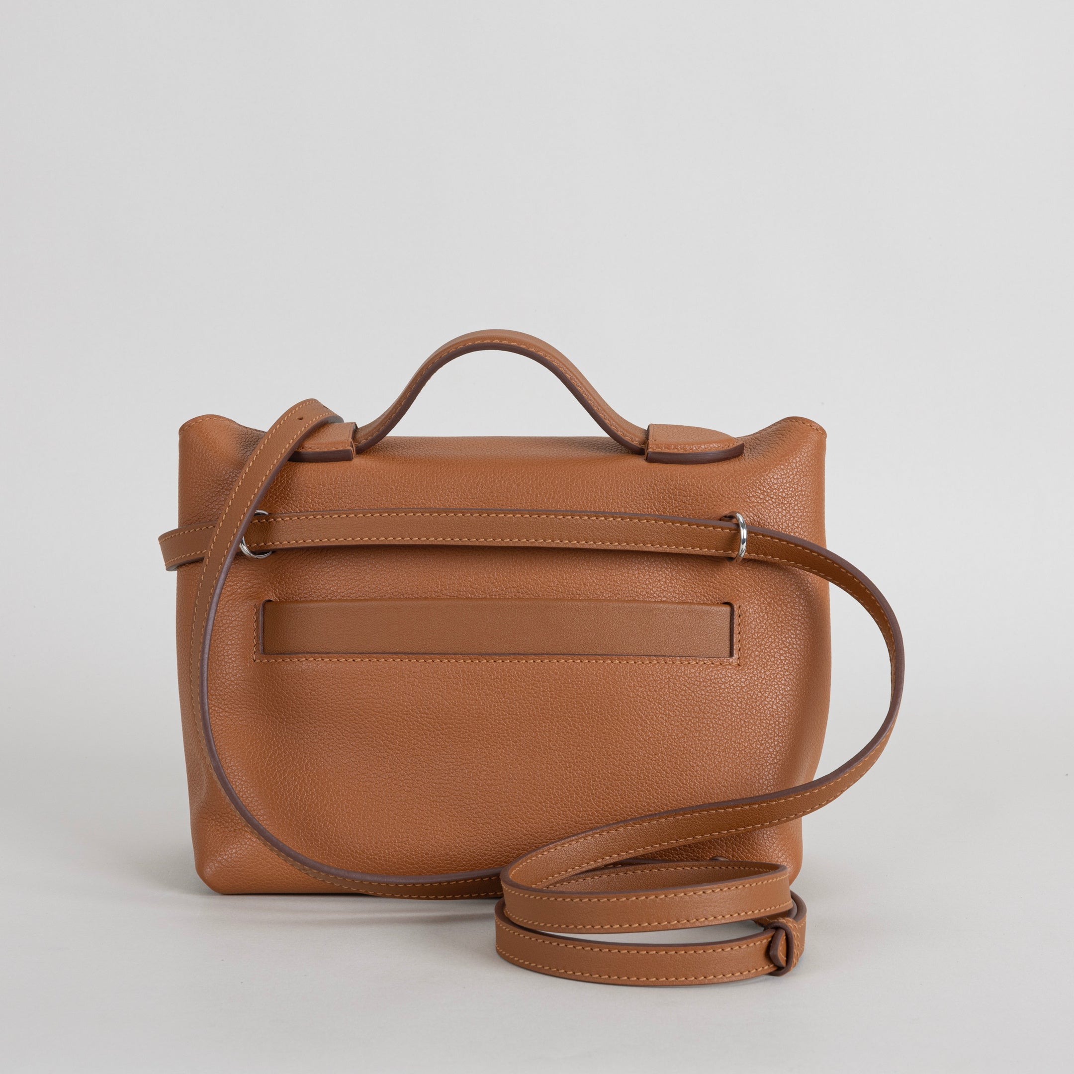 24/24 (MINI) EVERCOLOR & SWIFT LEATHER GOLD WITH PALLADIUM HARDWARE (PHW)