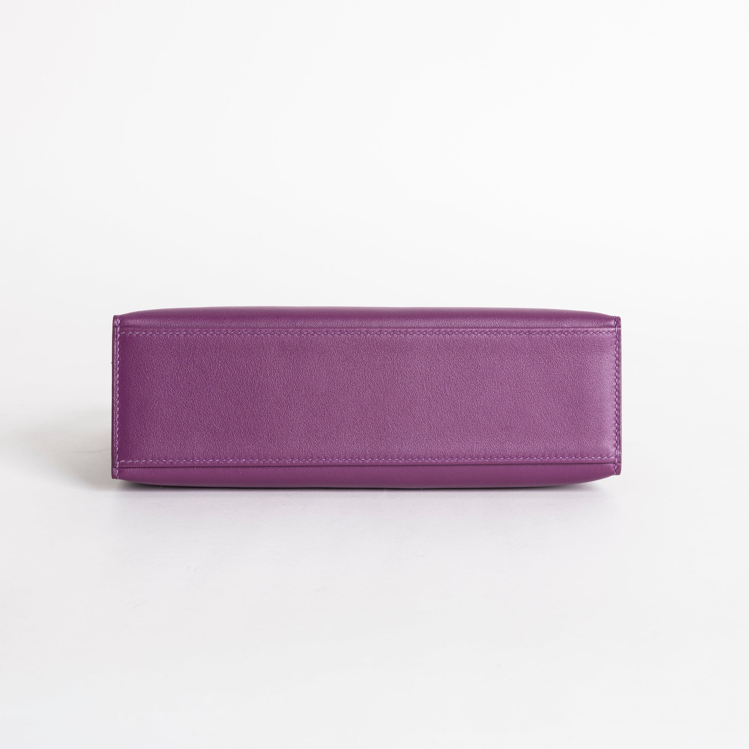 KELLY POCHETTE SWIFT LEATHER ANEMONE WITH PALLADIUM HARDWARE (PHW)