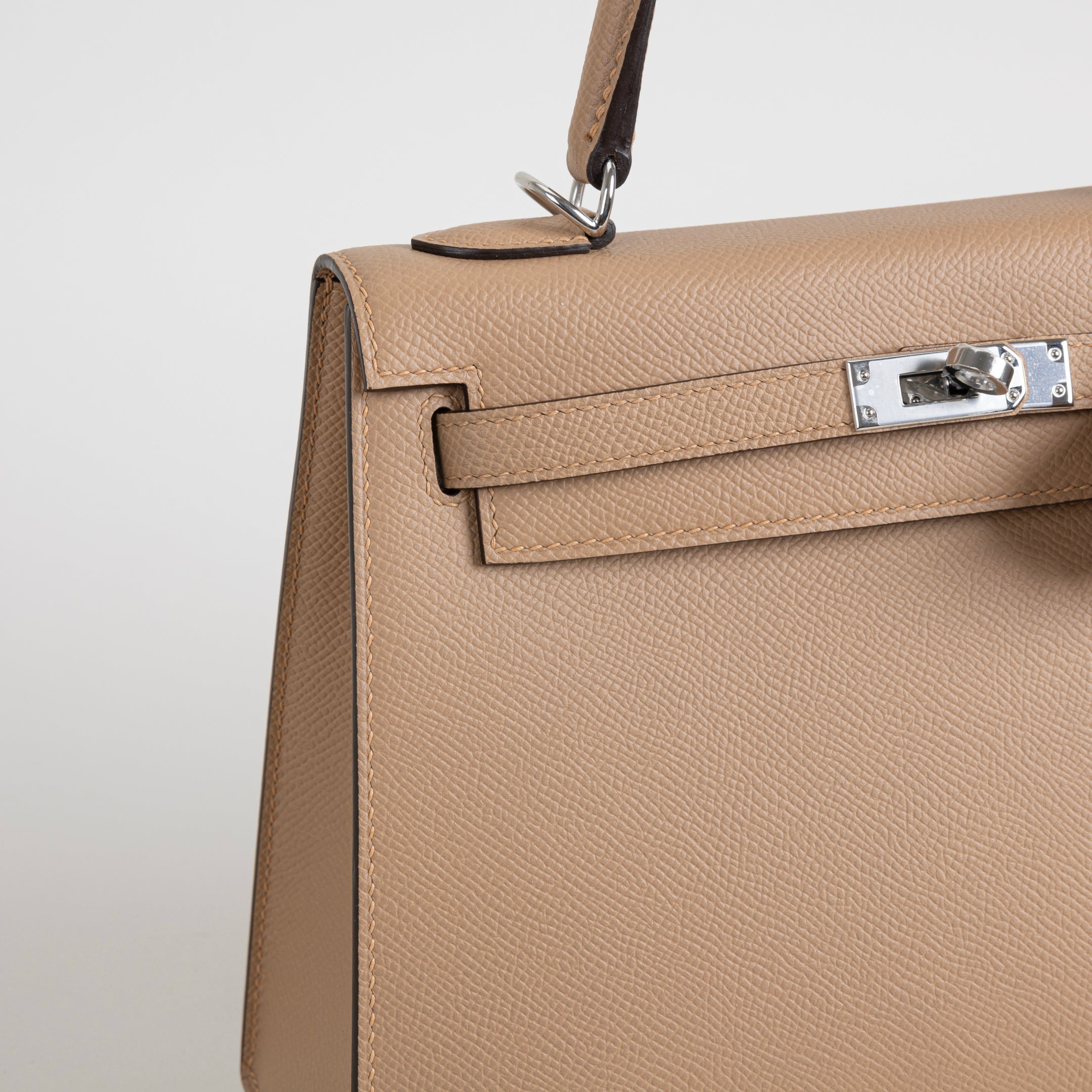 KELLY 25 EPSOM LEATHER CHAI WITH PALLADIUM HARDWARE (PHW)