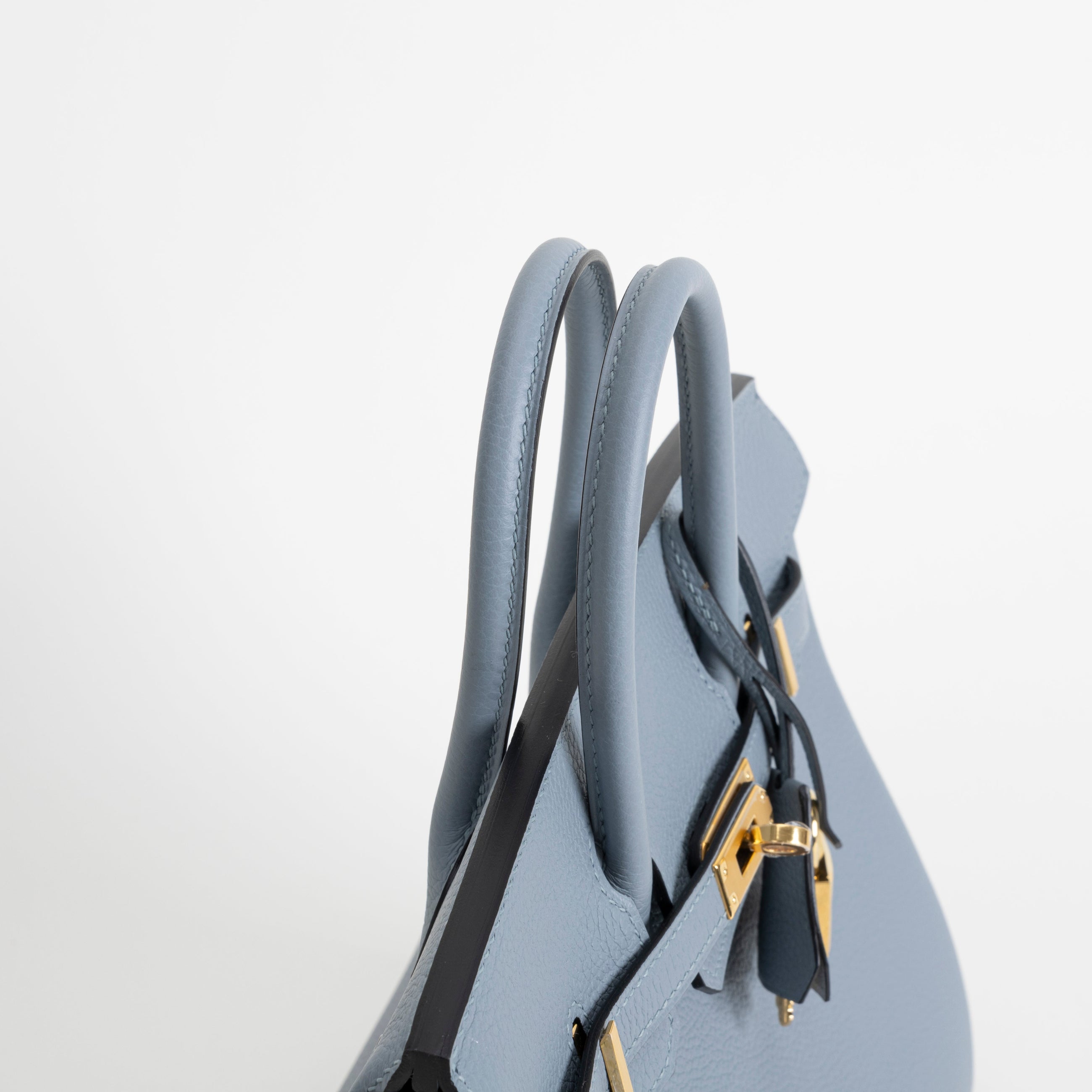 BIRKIN 25 TOGO LEATHER BLEU LIN WITH GOLD HARDWARE (GHW)