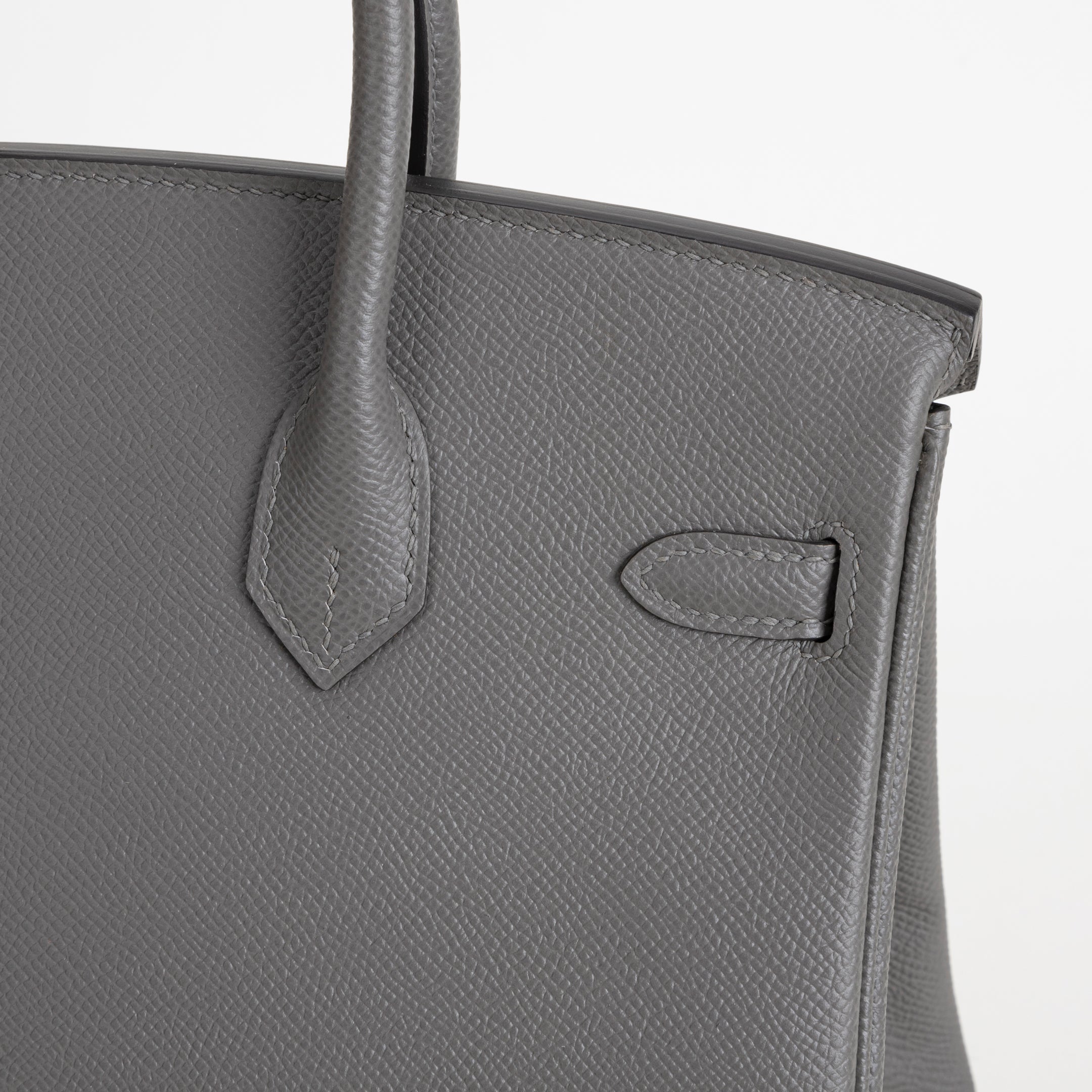 BIRKIN 25 EPSOM LEATHER GRIS MEYER WITH GOLD HARDWARE (GHW)